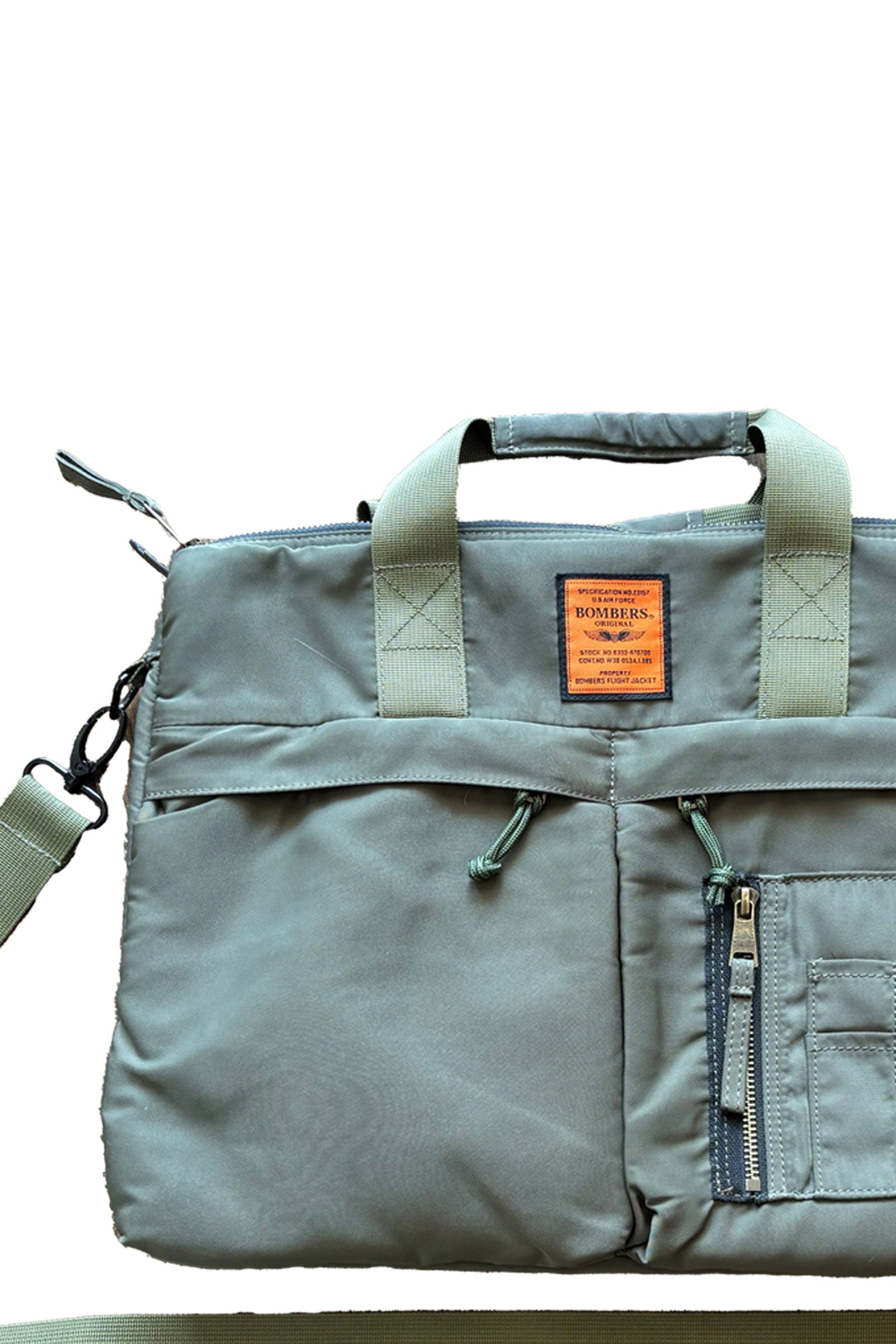 Borsa Traveller U in Kaki Borse Bombers Original