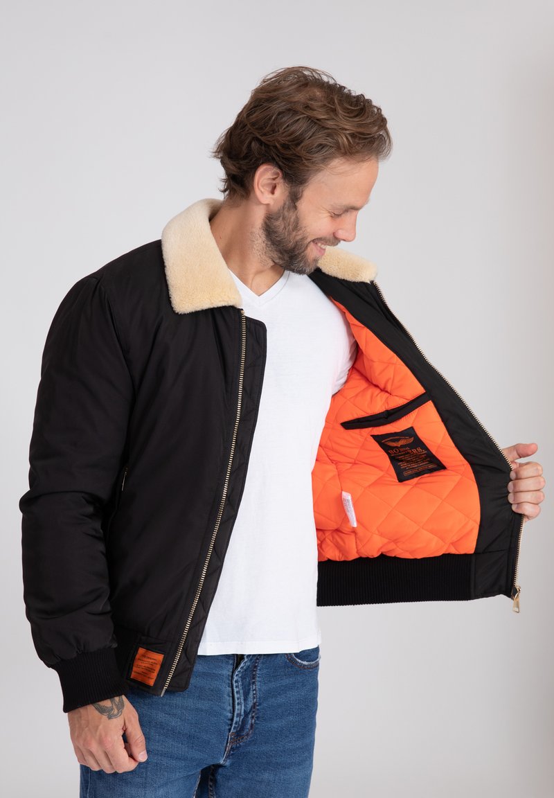Giacca bomber Versmold M in Nero Giacche Bombers Original
