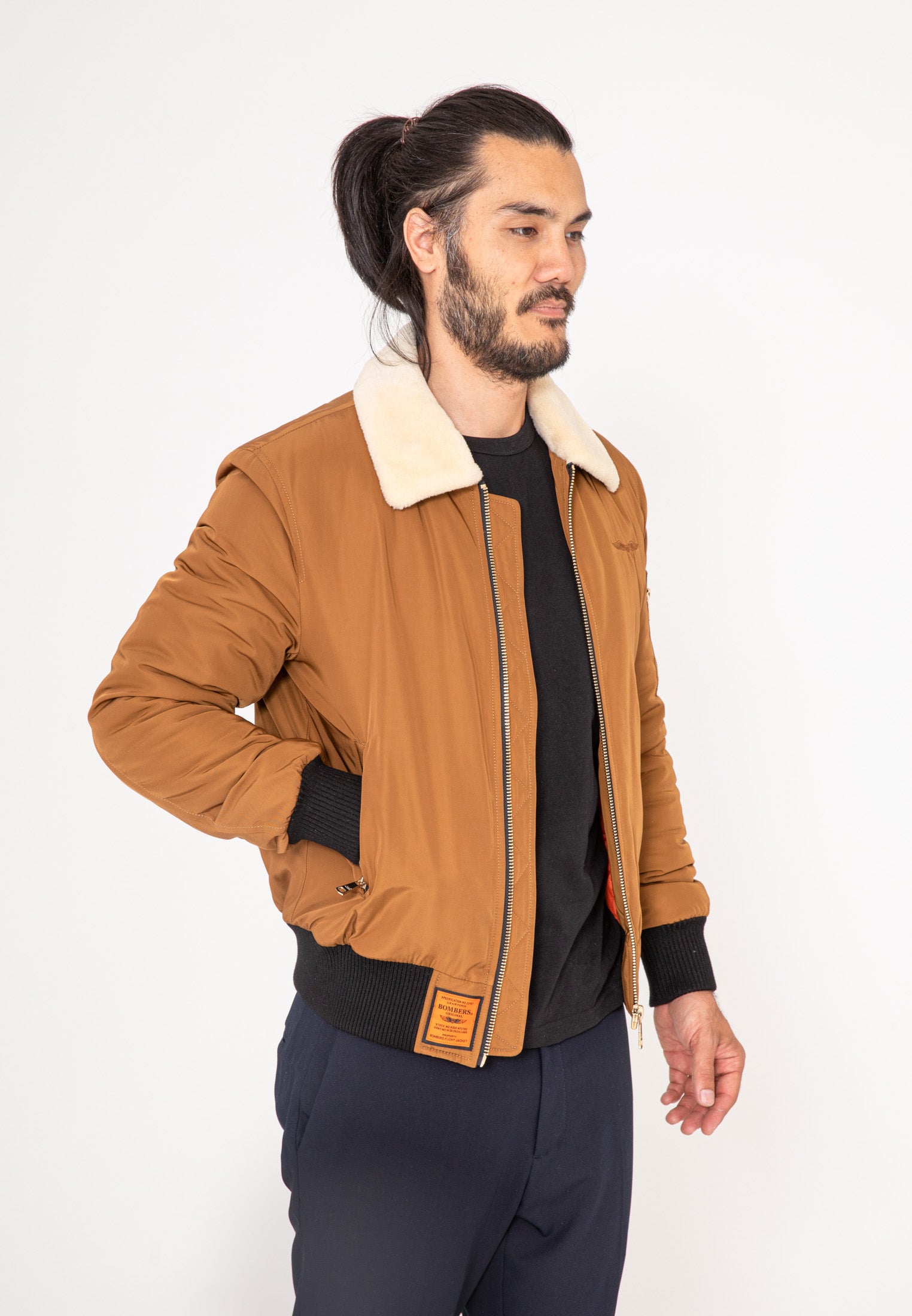 Giacca bomber Versmold M in cammello Bombers Original