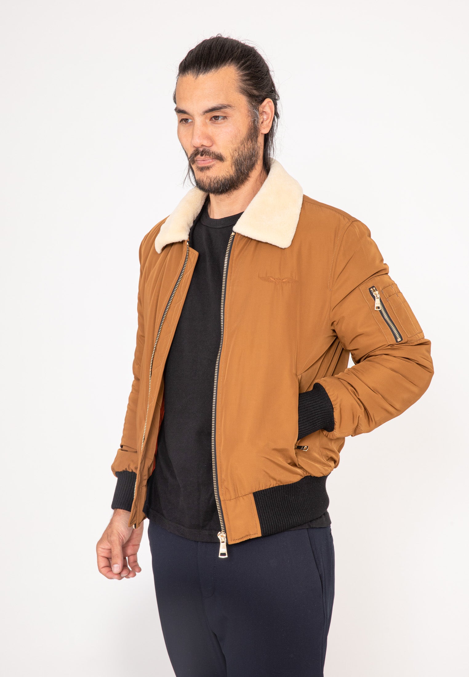 Giacca bomber Versmold M in cammello Bombers Original