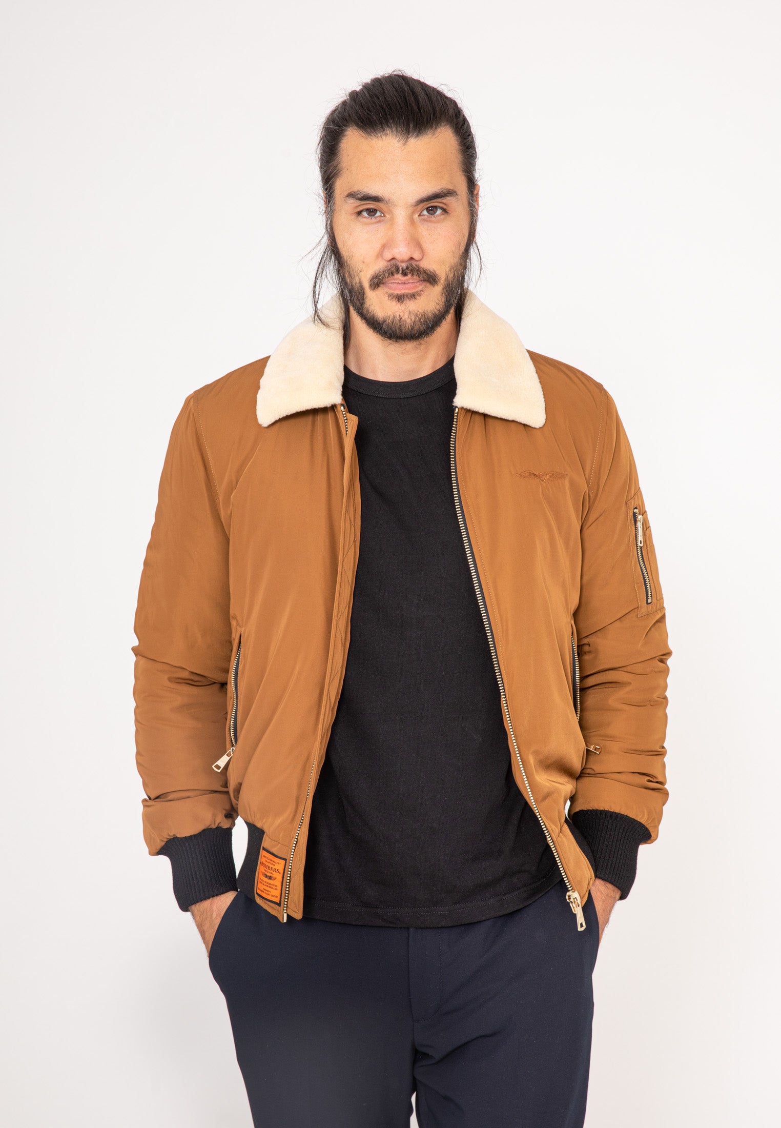 Giacca bomber Versmold M in cammello Bombers Original