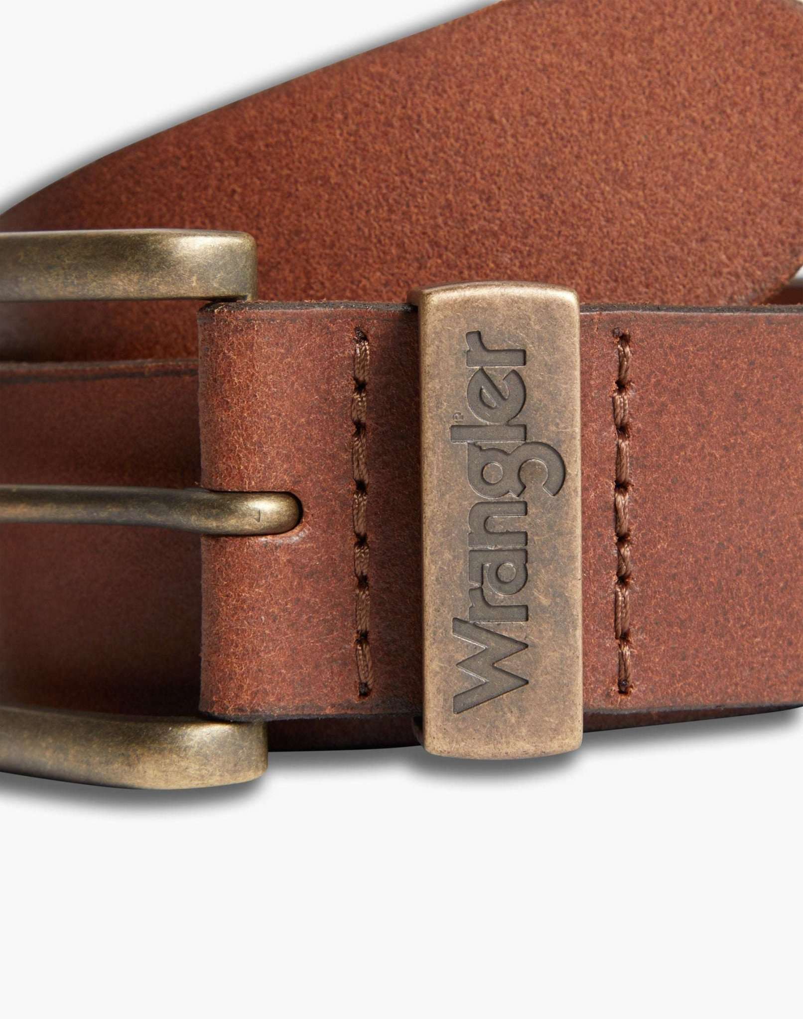 Cintura con passante in metallo in Cognac Cintura Wrangler