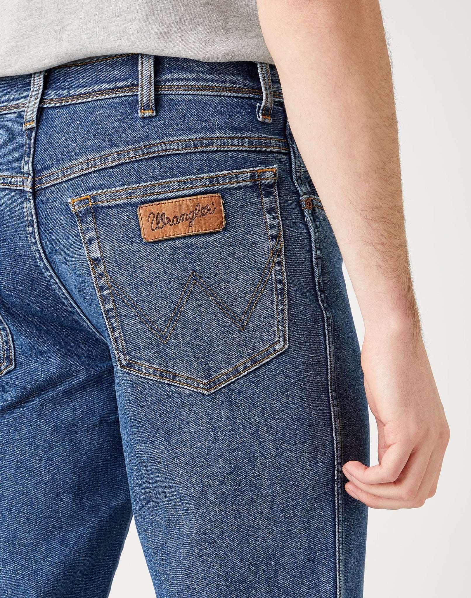 Jeans Texas Slim Medium Stretch in stonewash Wrangler