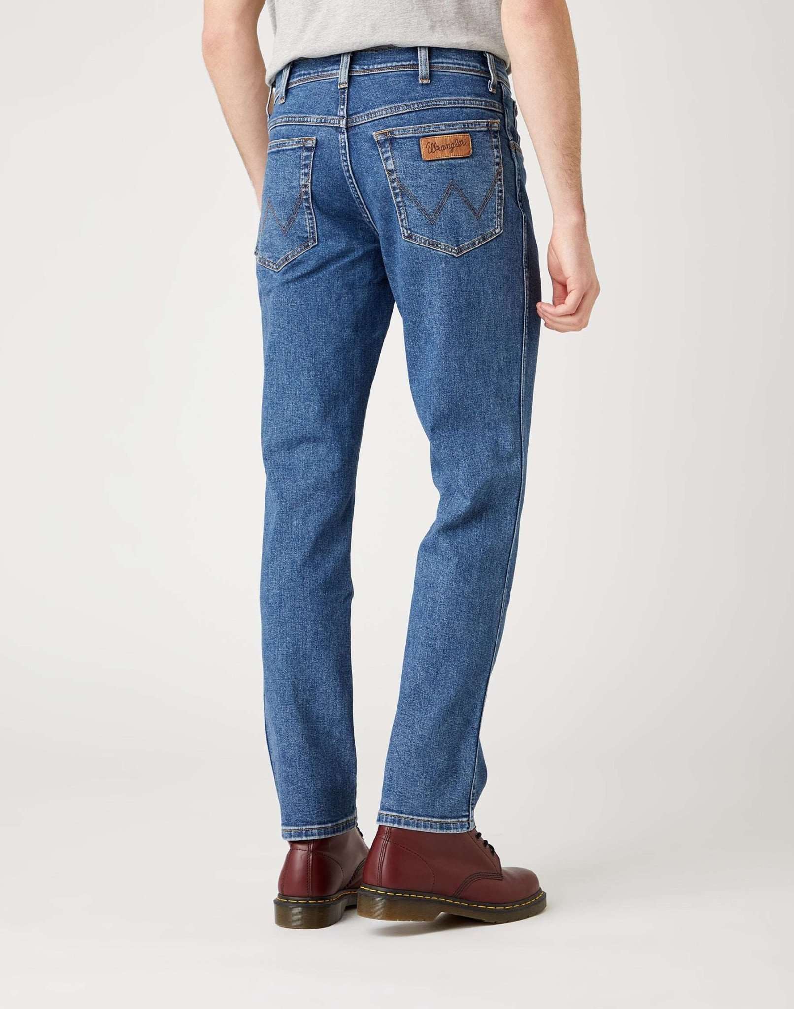 Jeans Texas Slim Medium Stretch in stonewash Wrangler