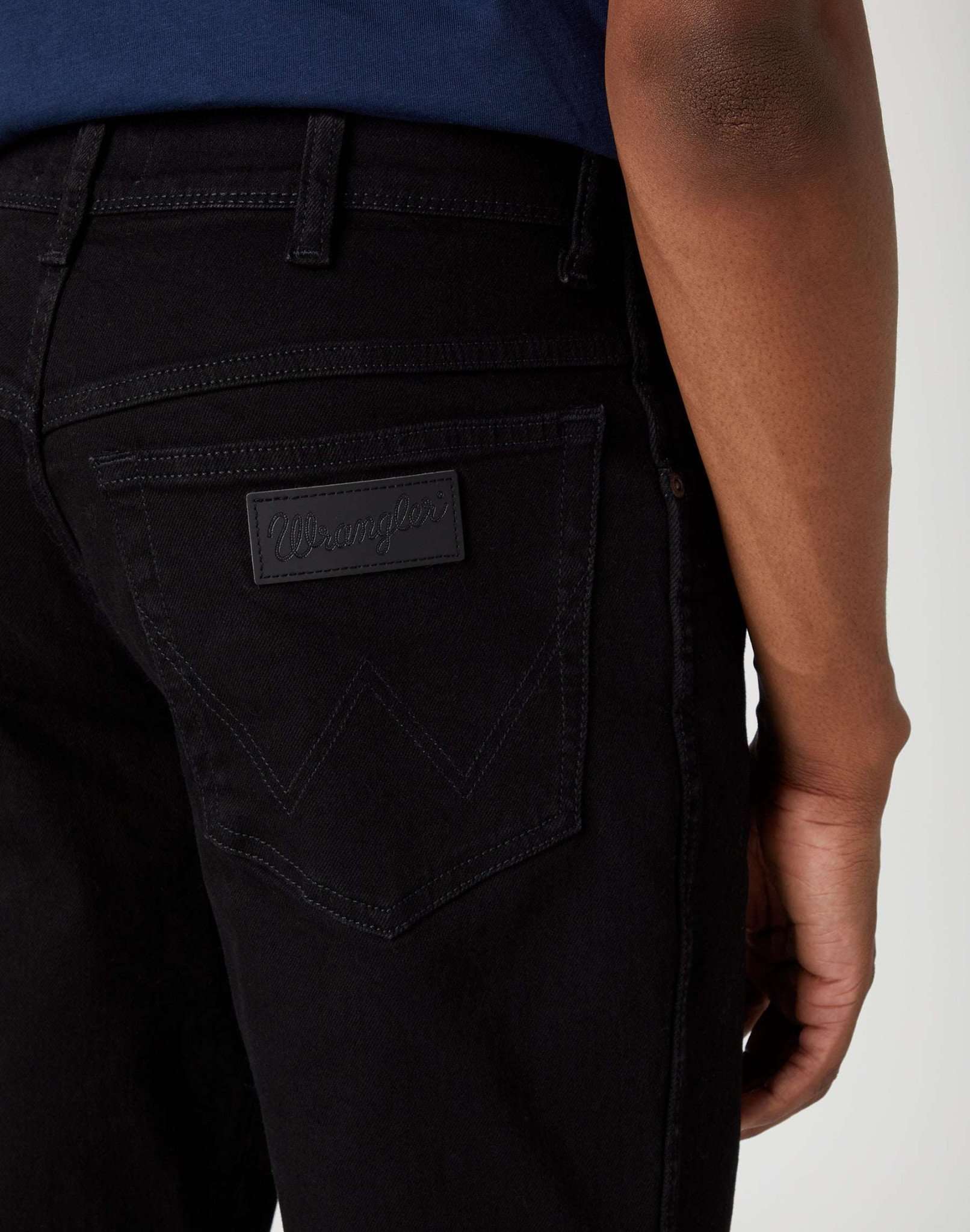 Jeans Texas Slim High Stretch in Nero Valley Wrangler