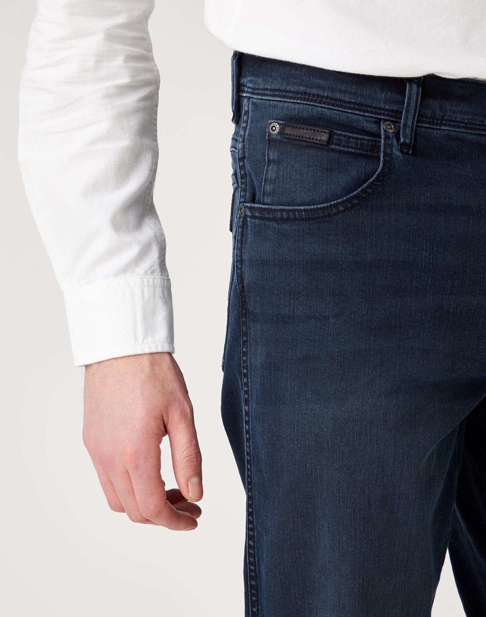 Jeans Texas Slim Medium Stretch in Bruised River Wrangler
