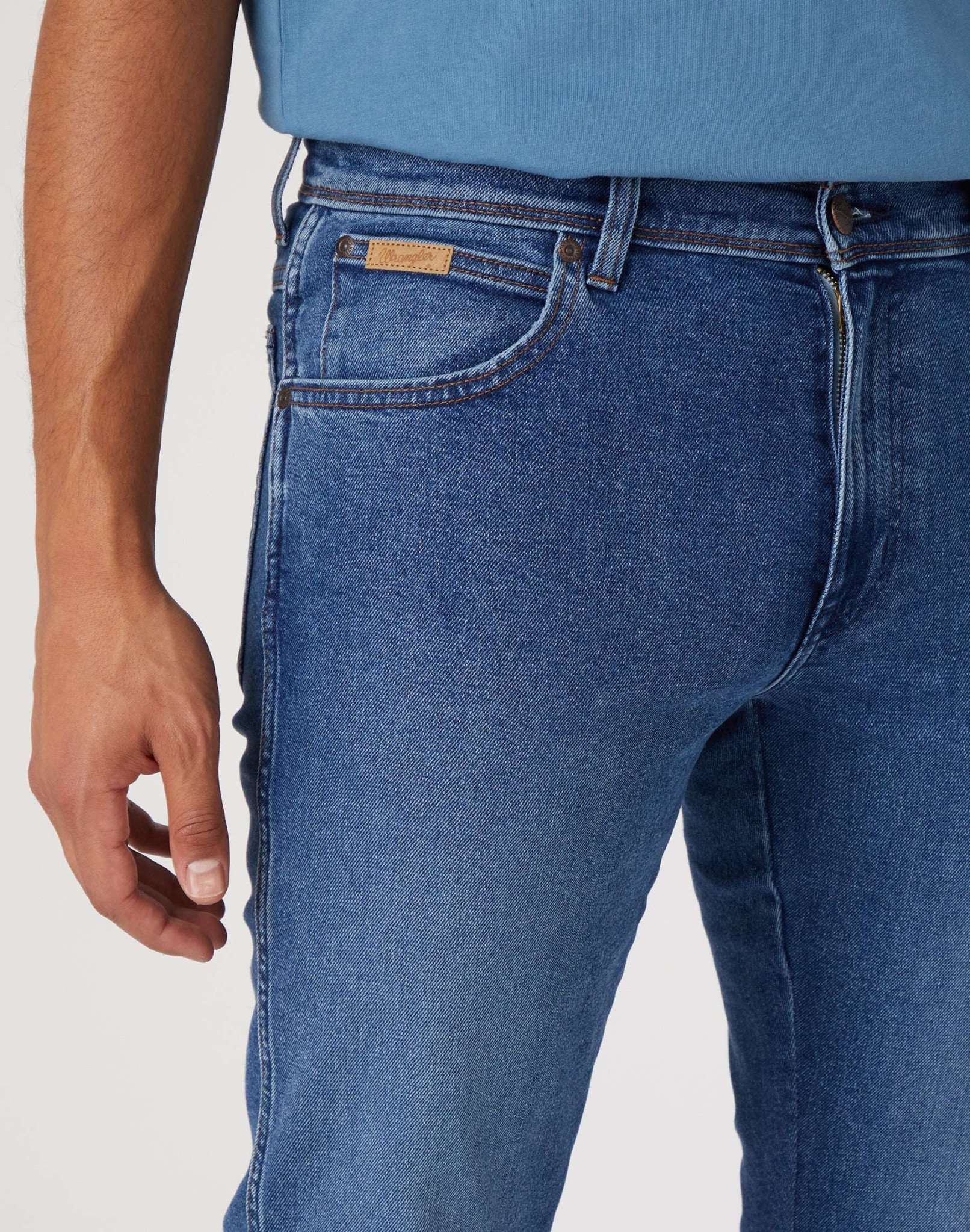 Jeans Texas Slim Low Stretch in Cool Shade Wrangler