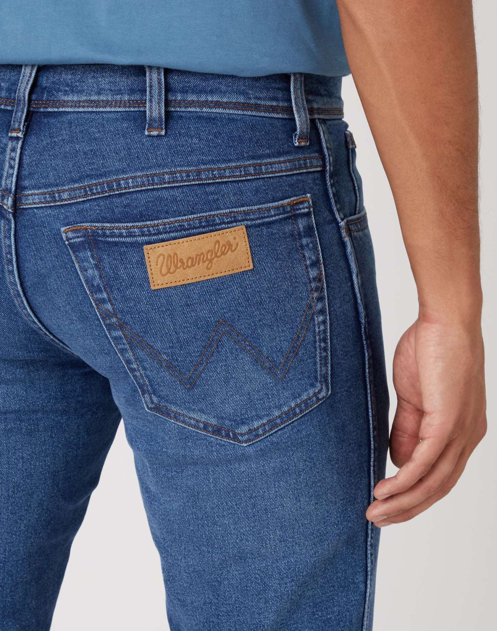 Jeans Texas Slim Low Stretch in Cool Shade Wrangler