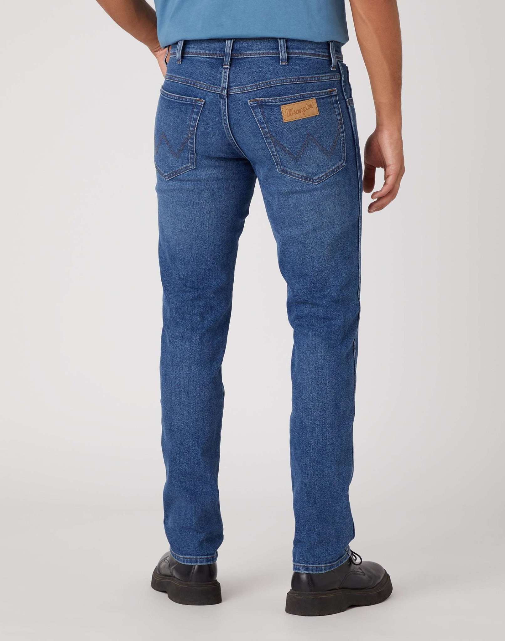 Jeans Texas Slim Low Stretch in Cool Shade Wrangler