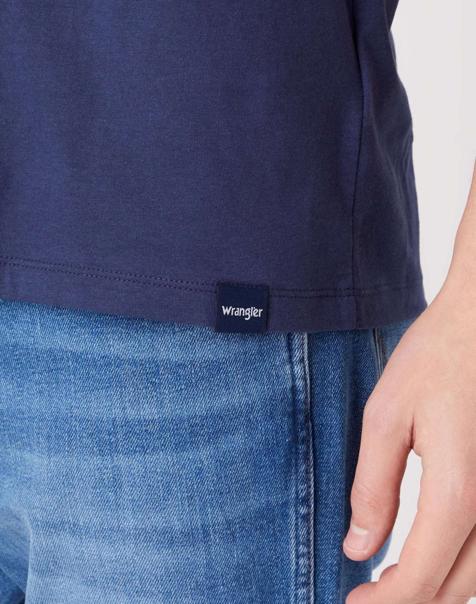 2 Pack Tee in Marina/Bianco Magliette Wrangler