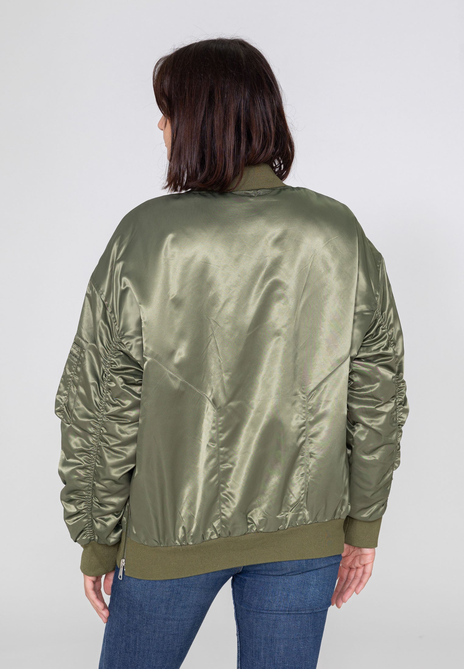 Giacca bomber Wavy U in kaki Giacche Bombers Original