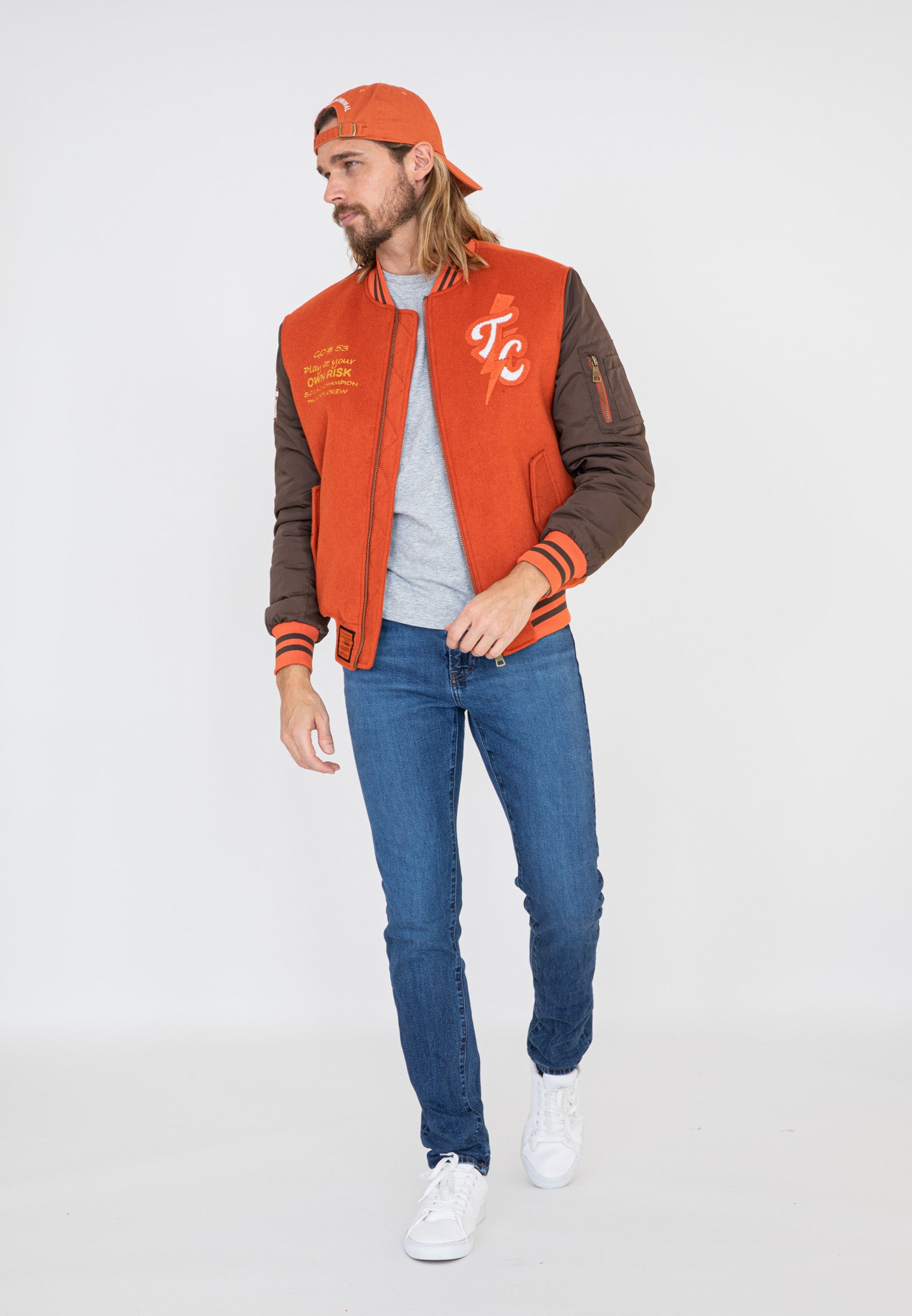 Weslake U Cap in cappucci arancioni Bombers Original