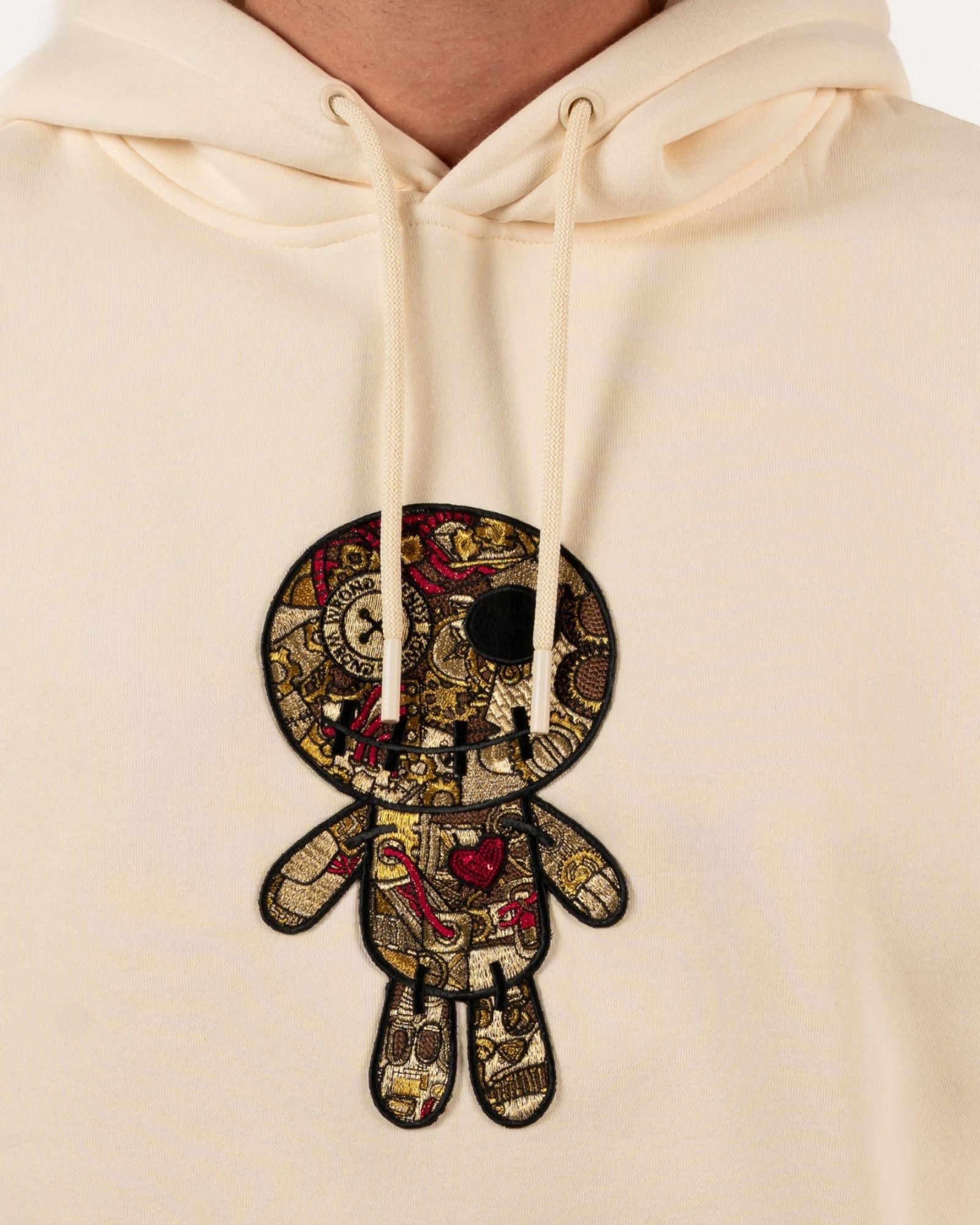 Felpa con cappuccio Ennis in beige Felpa con cappuccio Wrong Friends