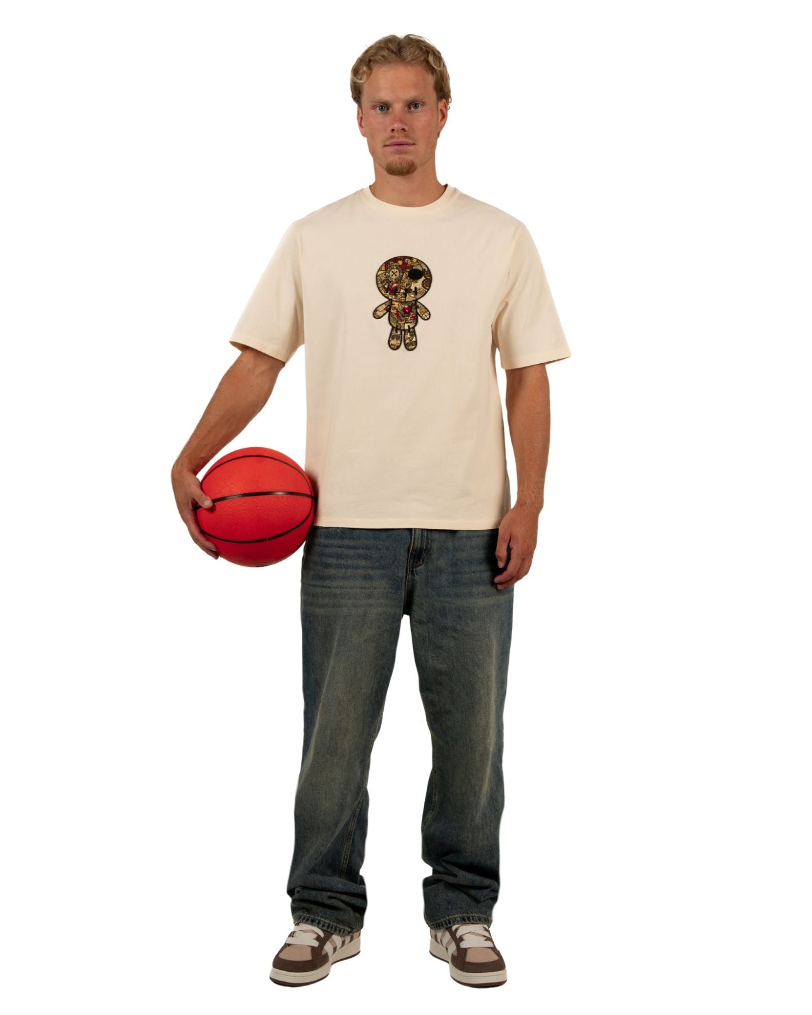 Maglietta Ennis in beige Magliette Wrong Friends