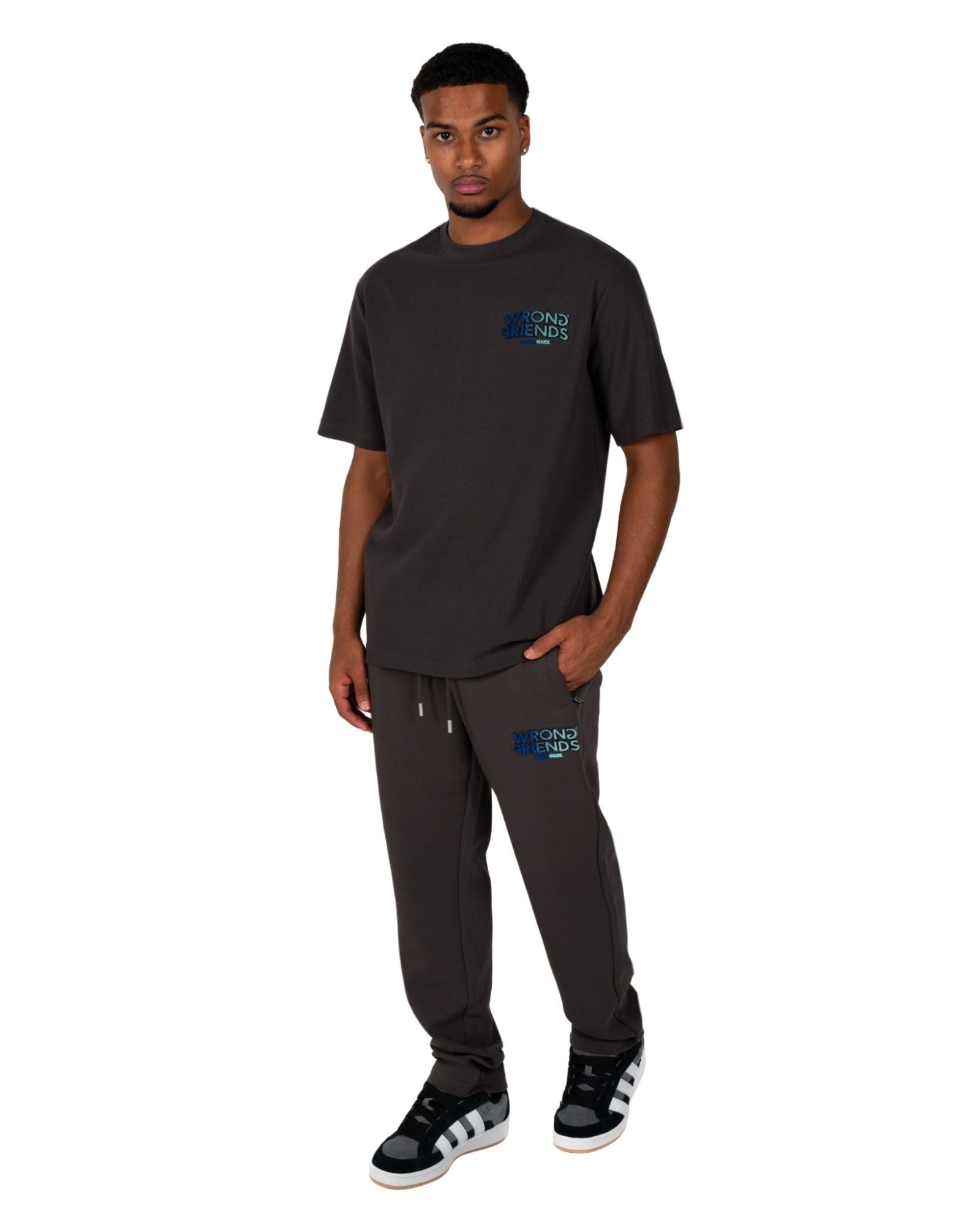 Maglietta Simi Valley in grigio/blu Magliette Wrong Friends