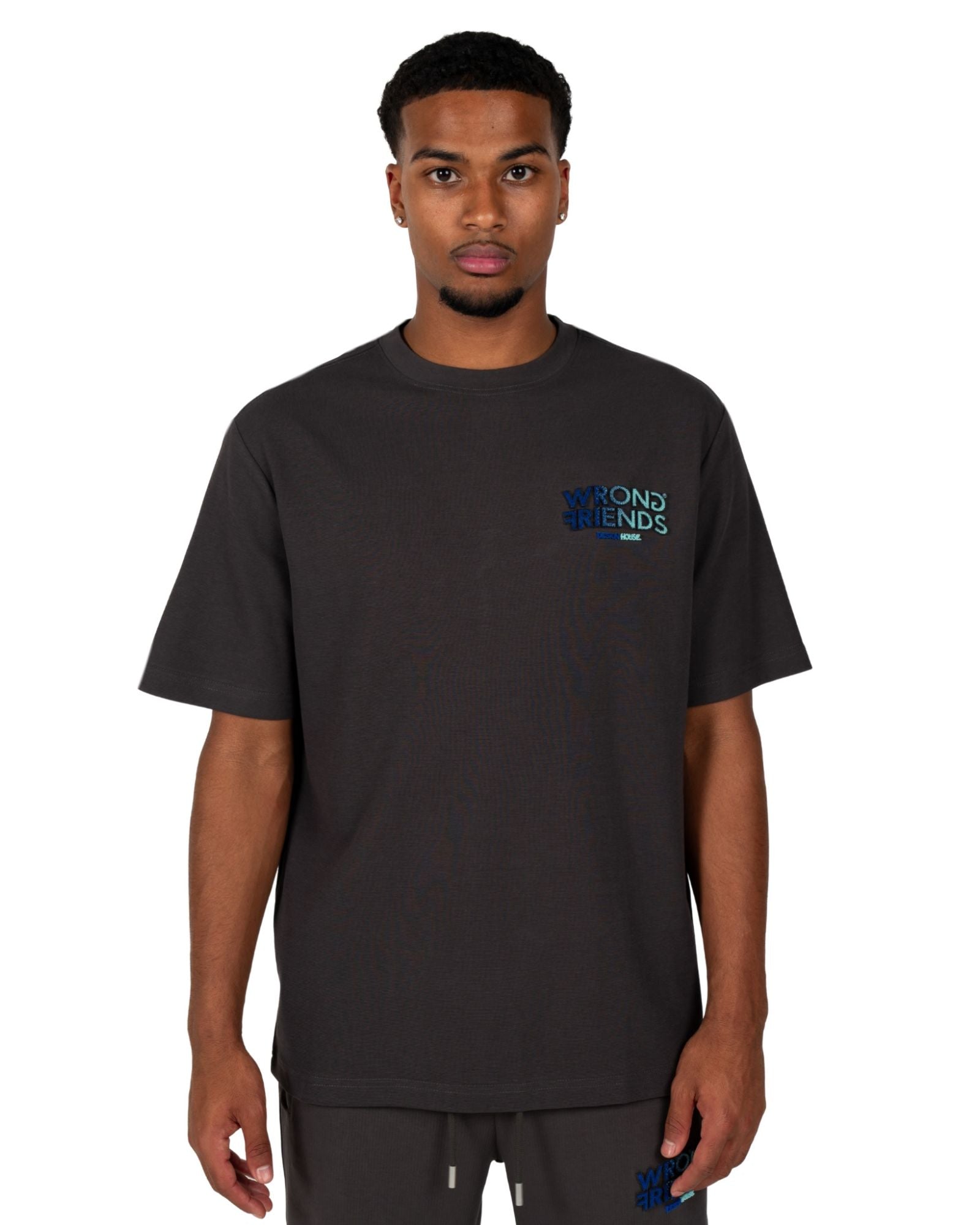 Maglietta Simi Valley in grigio/blu Magliette Wrong Friends