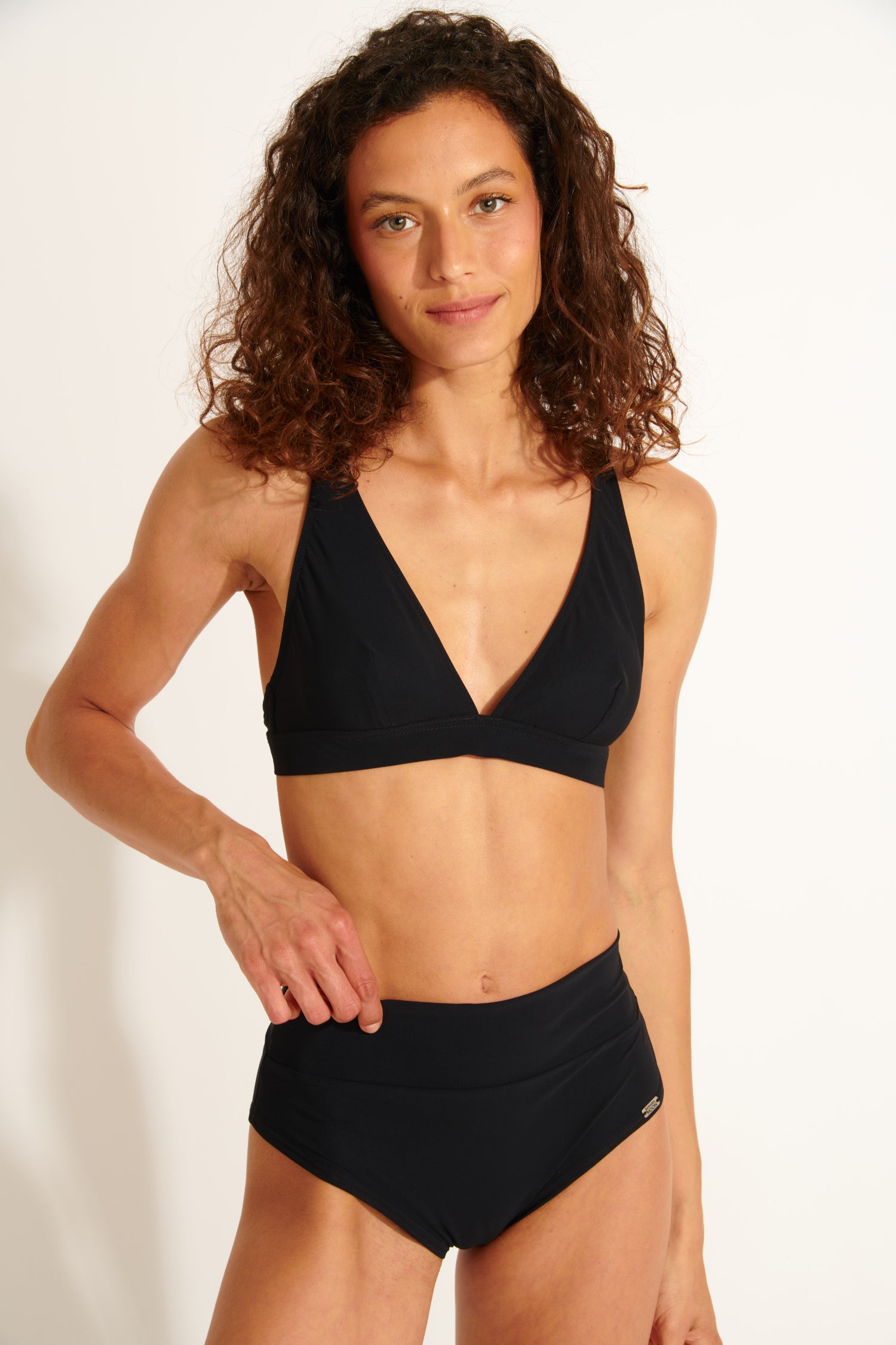 ZAPPA-BLACK Slip bikini in Noir Bikini Banana Moon