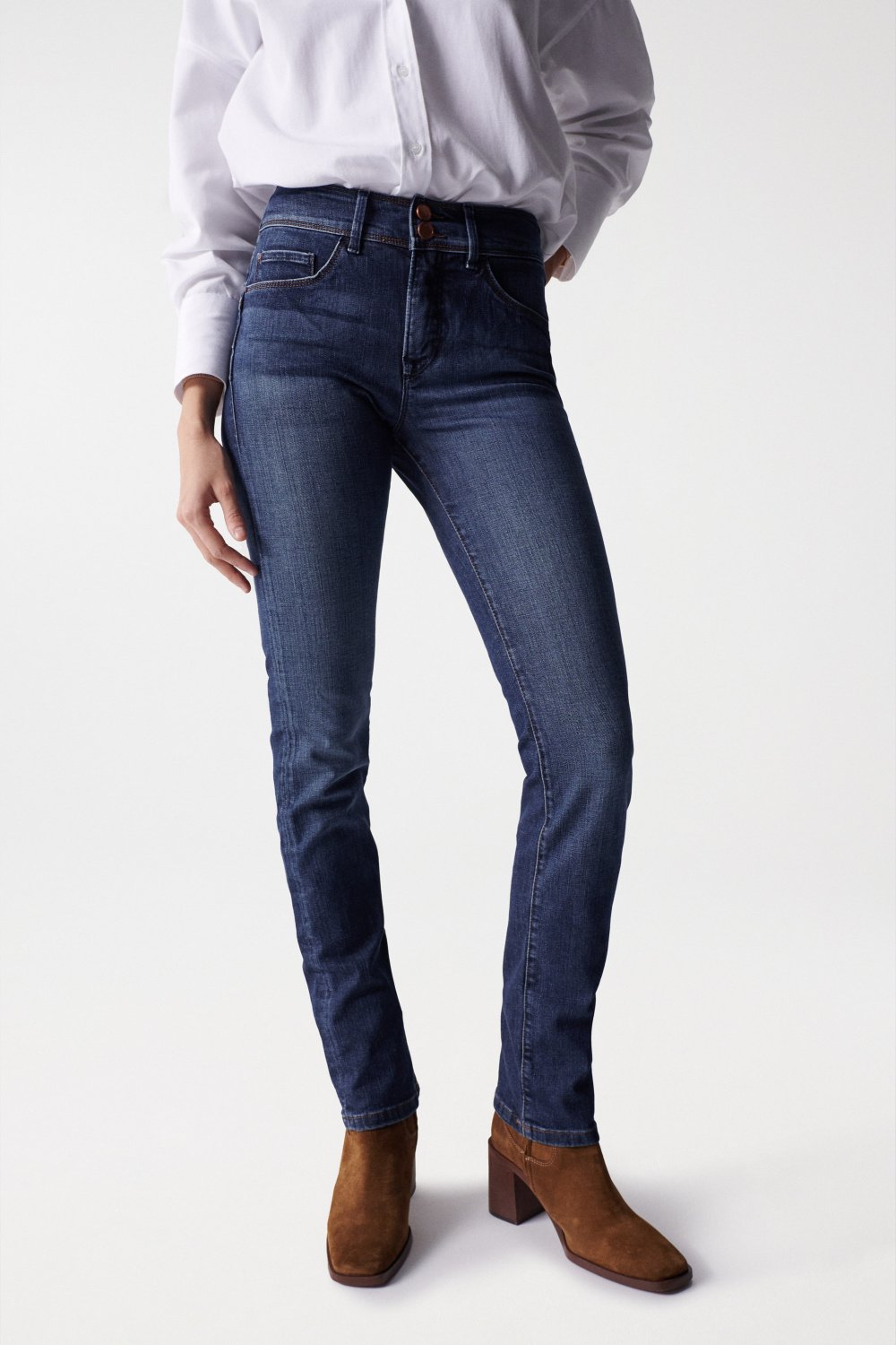 Jeans Secret Slim Push-In lavaggio medio Salsa Jeans