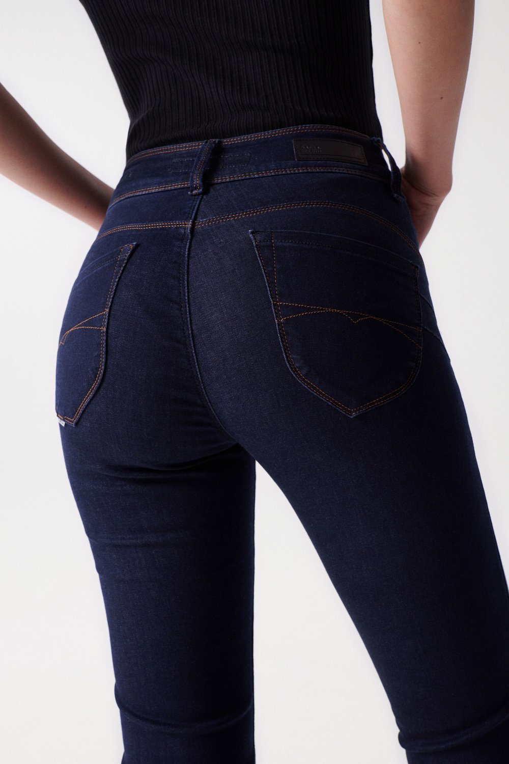 Jeans Secret Slim Push-In lavaggio scuro Salsa Jeans