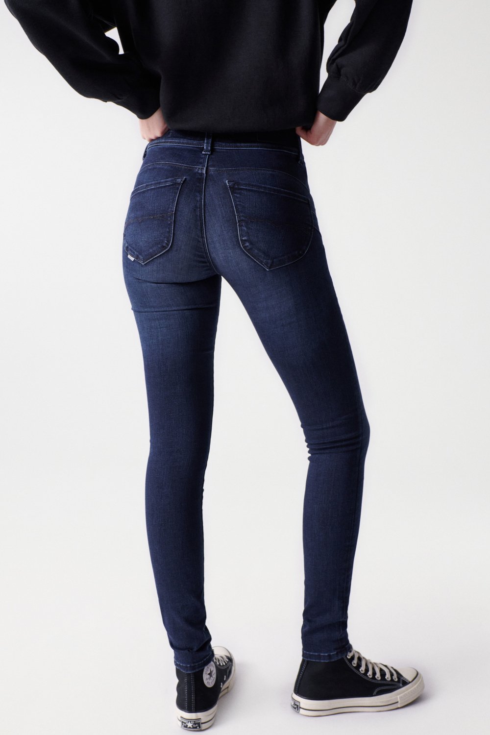 Jeans Secret Skinny Push-In con lavaggio a risciacquo Salsa Jeans
