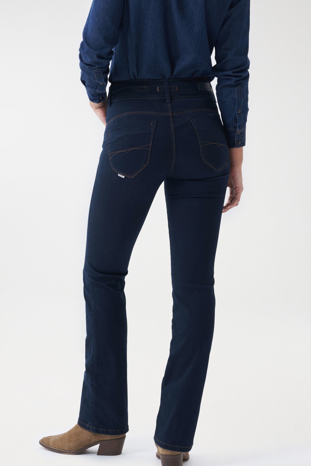 Bootcut Jeans Secret Push-In con lavaggio a risciacquo Salsa Jeans