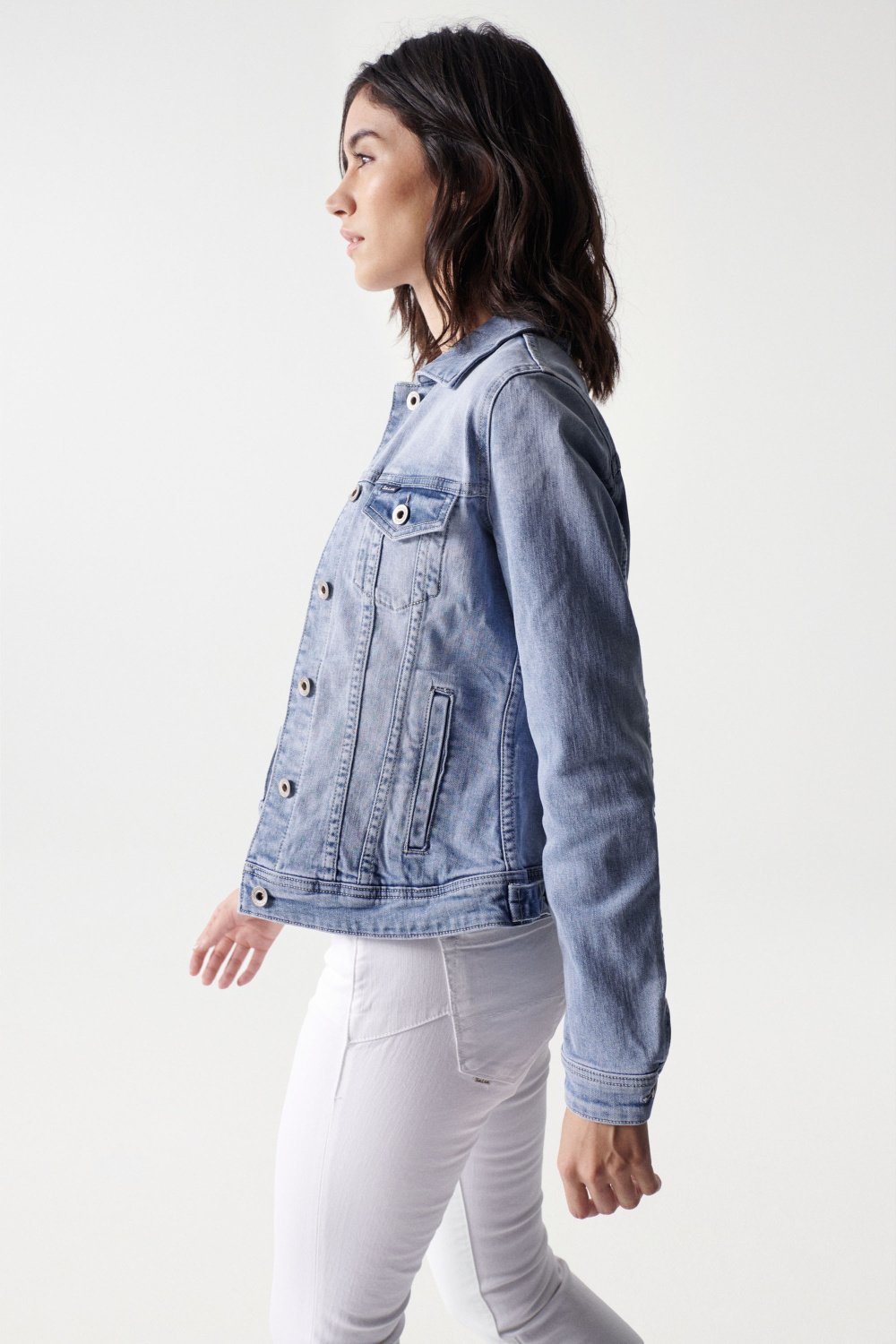 Giacca Trucker in denim in media Giacche leggere Salsa Jeans