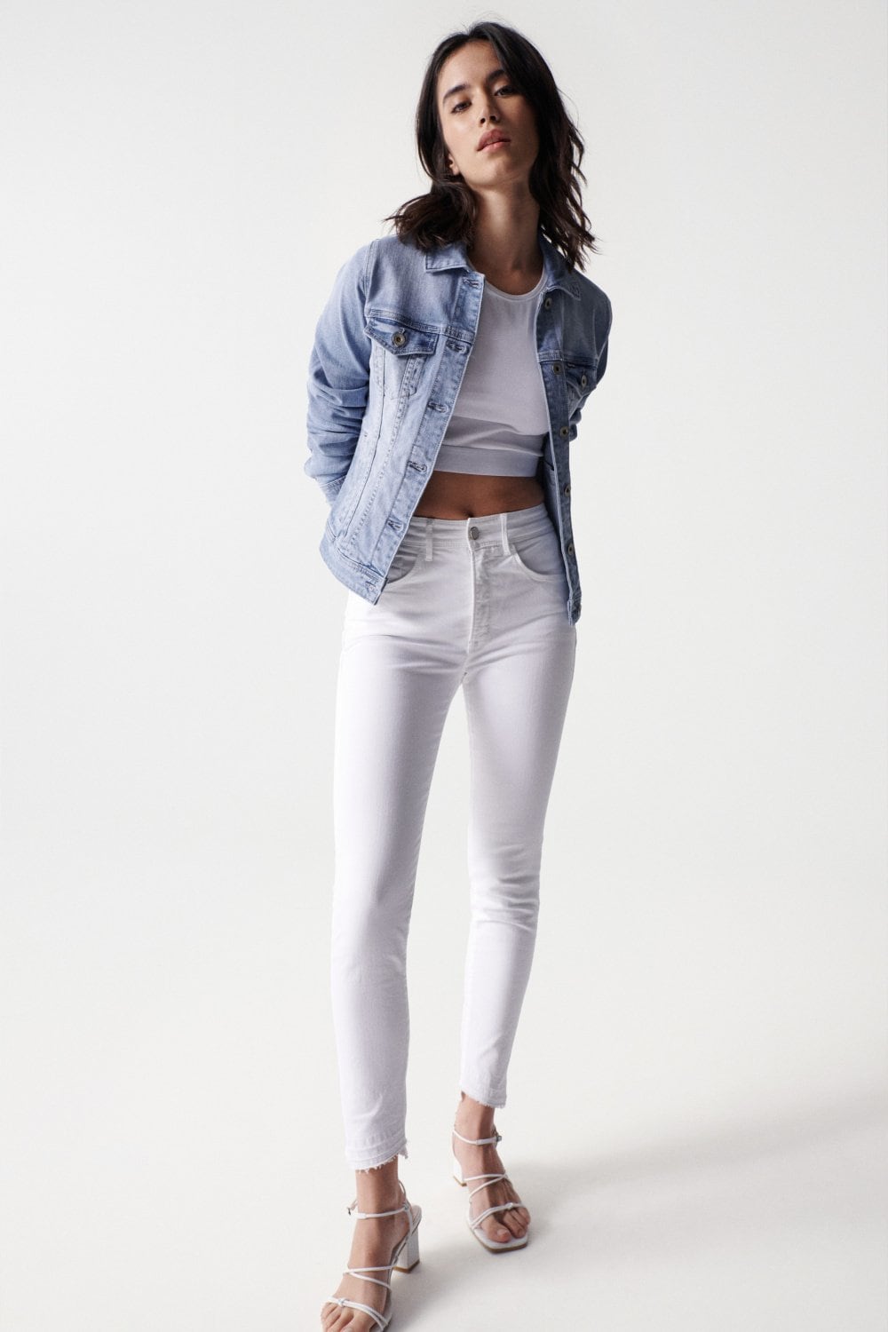 Giacca Trucker in denim in media Giacche leggere Salsa Jeans