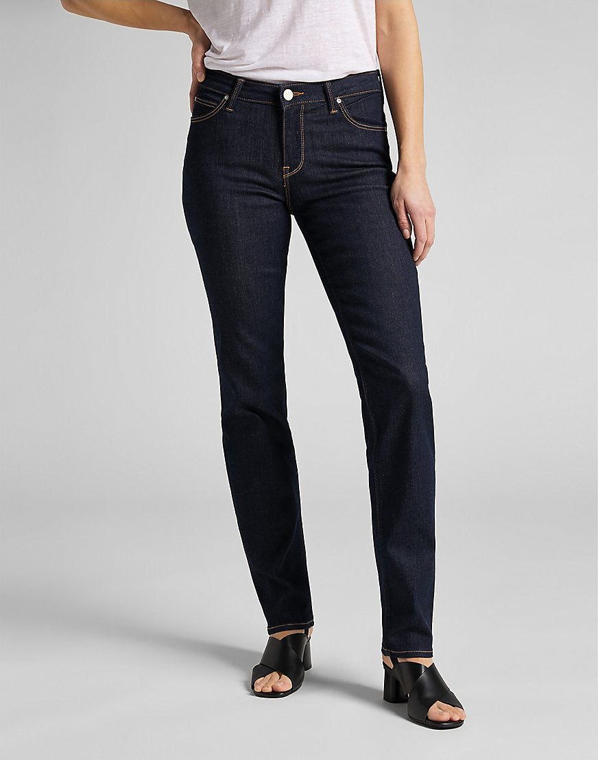 Jeans Marion Straight in Rinse Lee