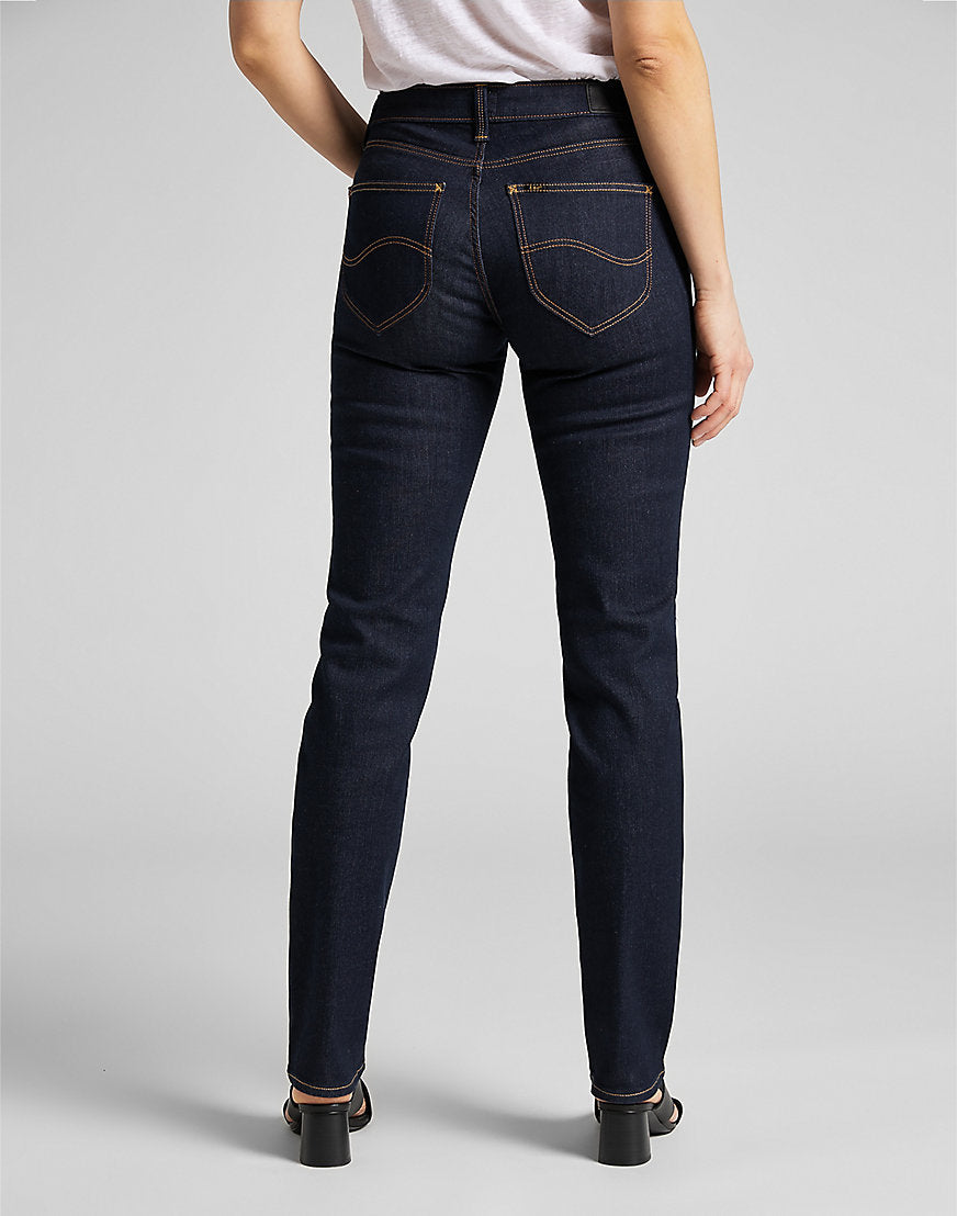 Jeans Marion Straight in Rinse Lee