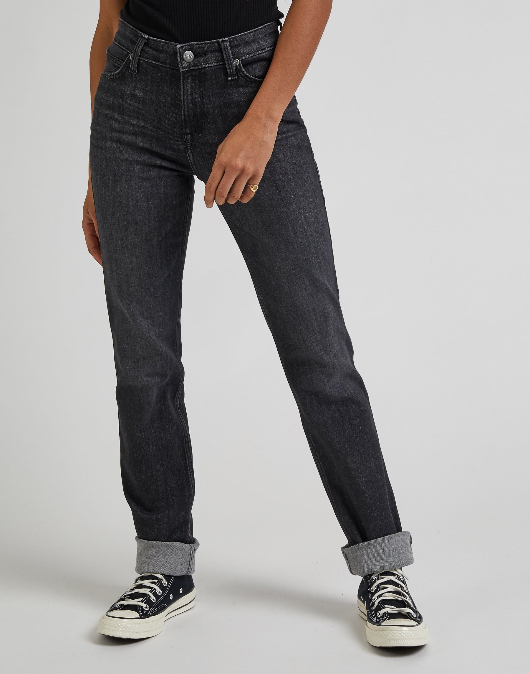 Jeans Marion Straight in Middle Of The Night Lee