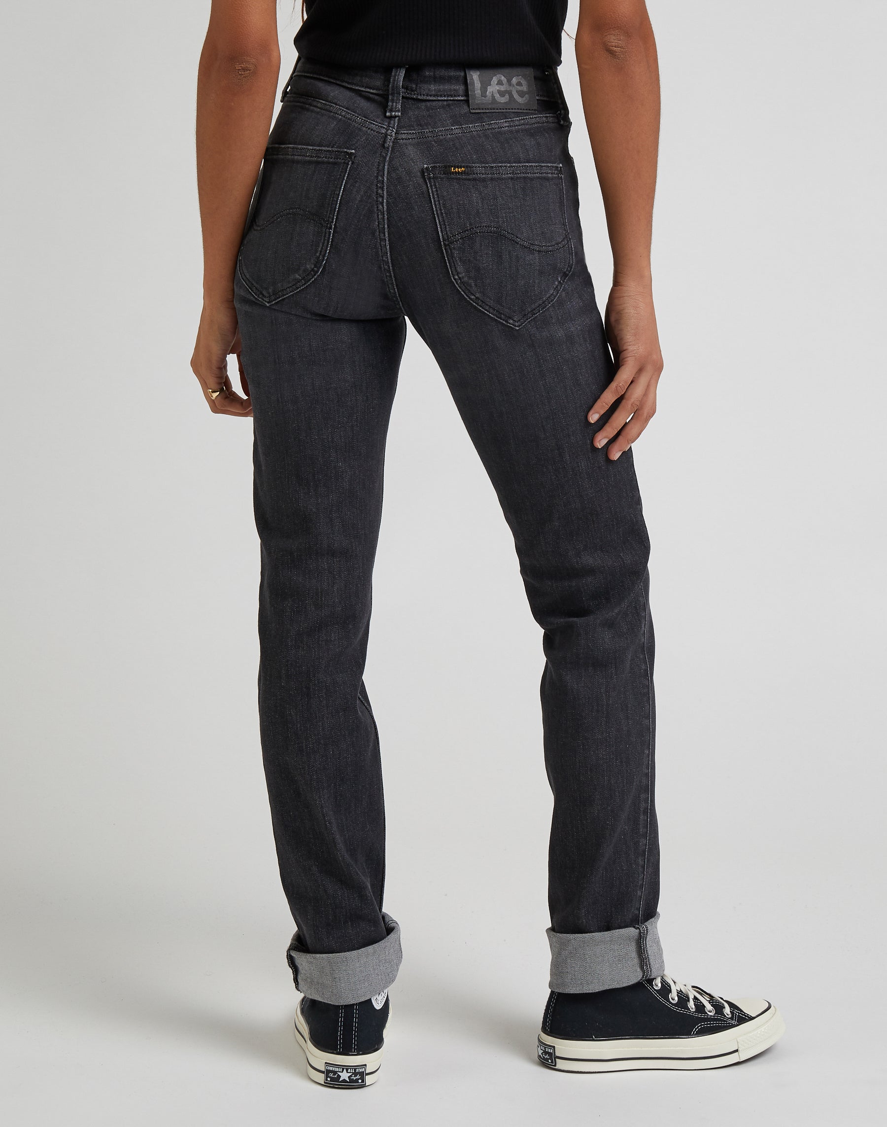 Jeans Marion Straight in Middle Of The Night Lee