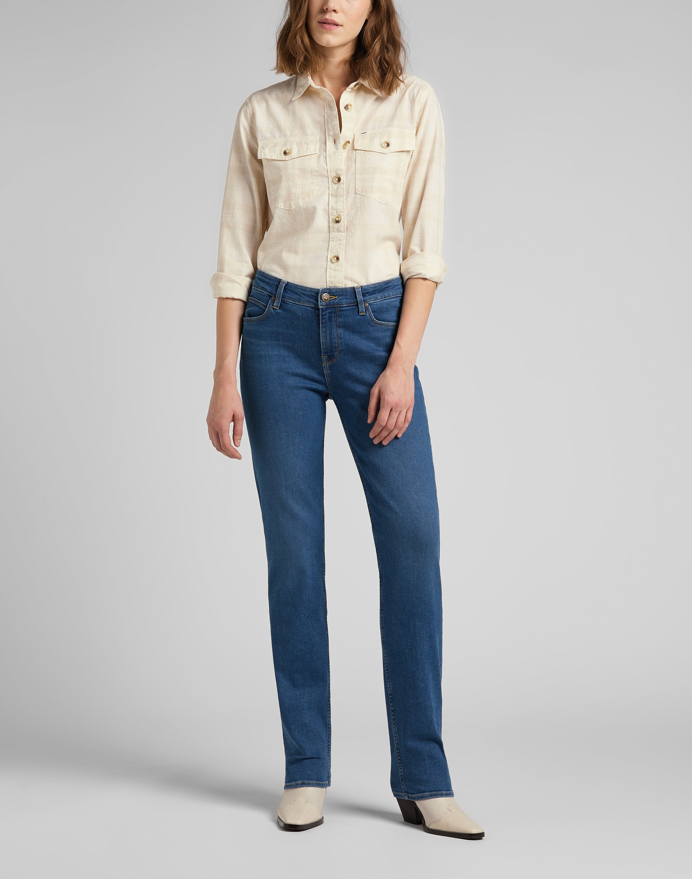 Jeans Marion Straight in Mid Ada Lee