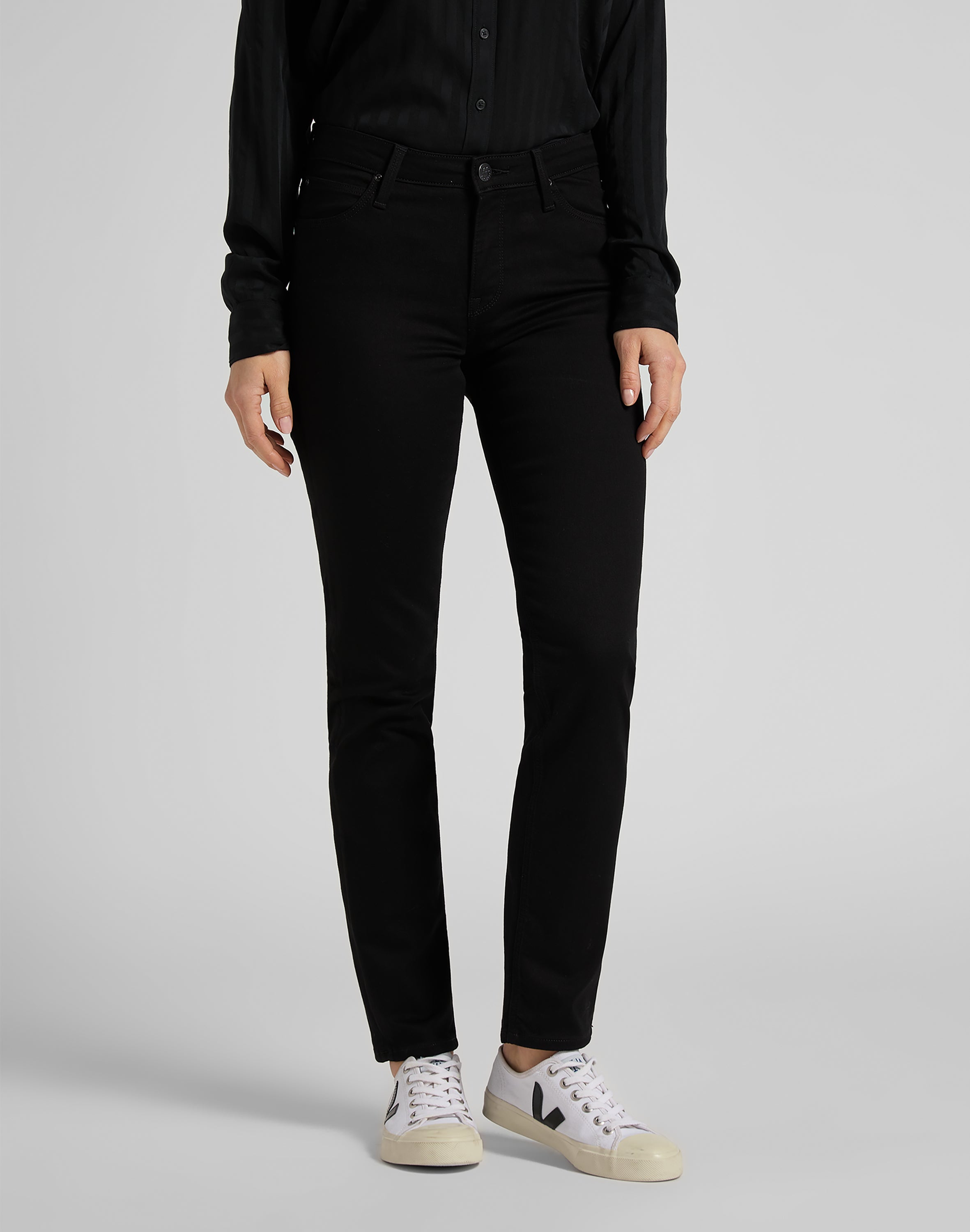 Elly in jeans con risciacquo nero Lee