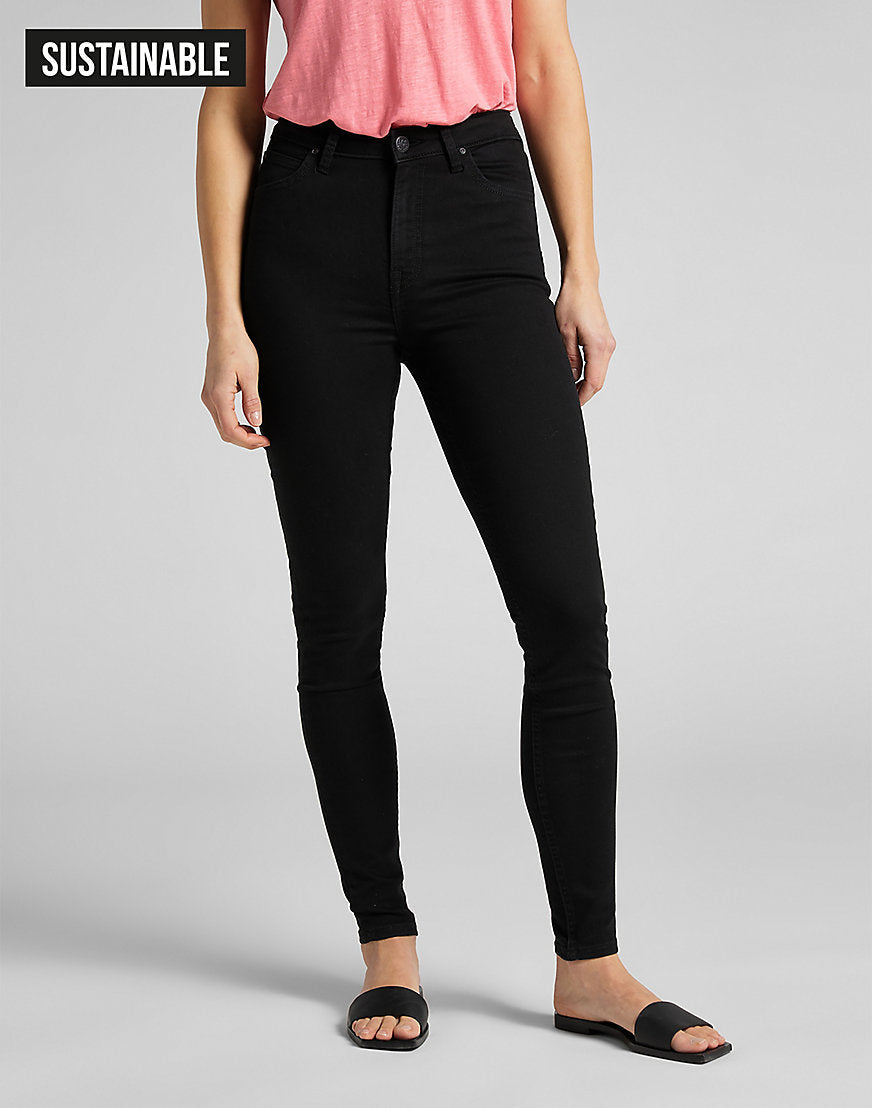 Ivy in jeans con risciacquo nero Lee
