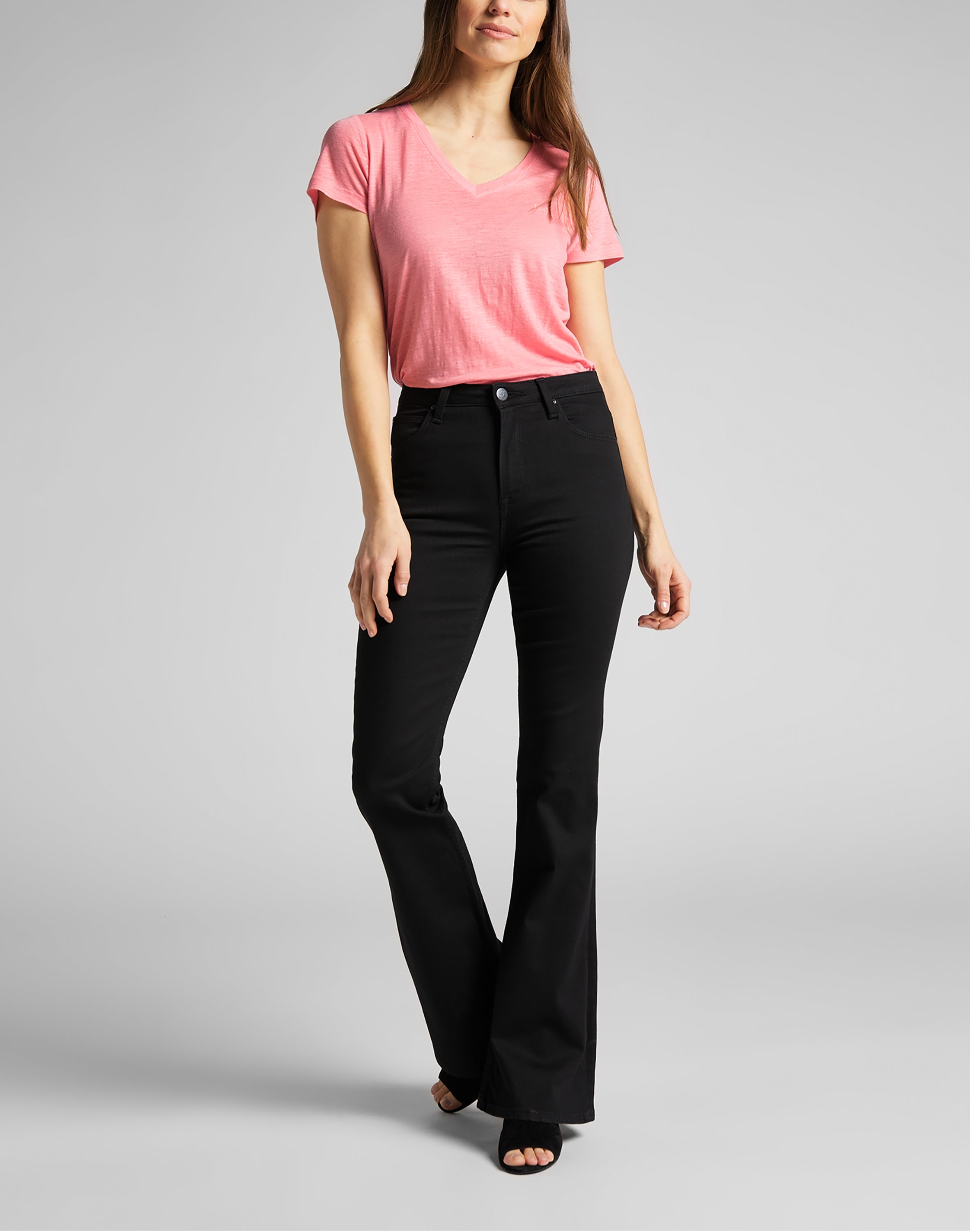 Breese in jeans con risciacquo nero Lee