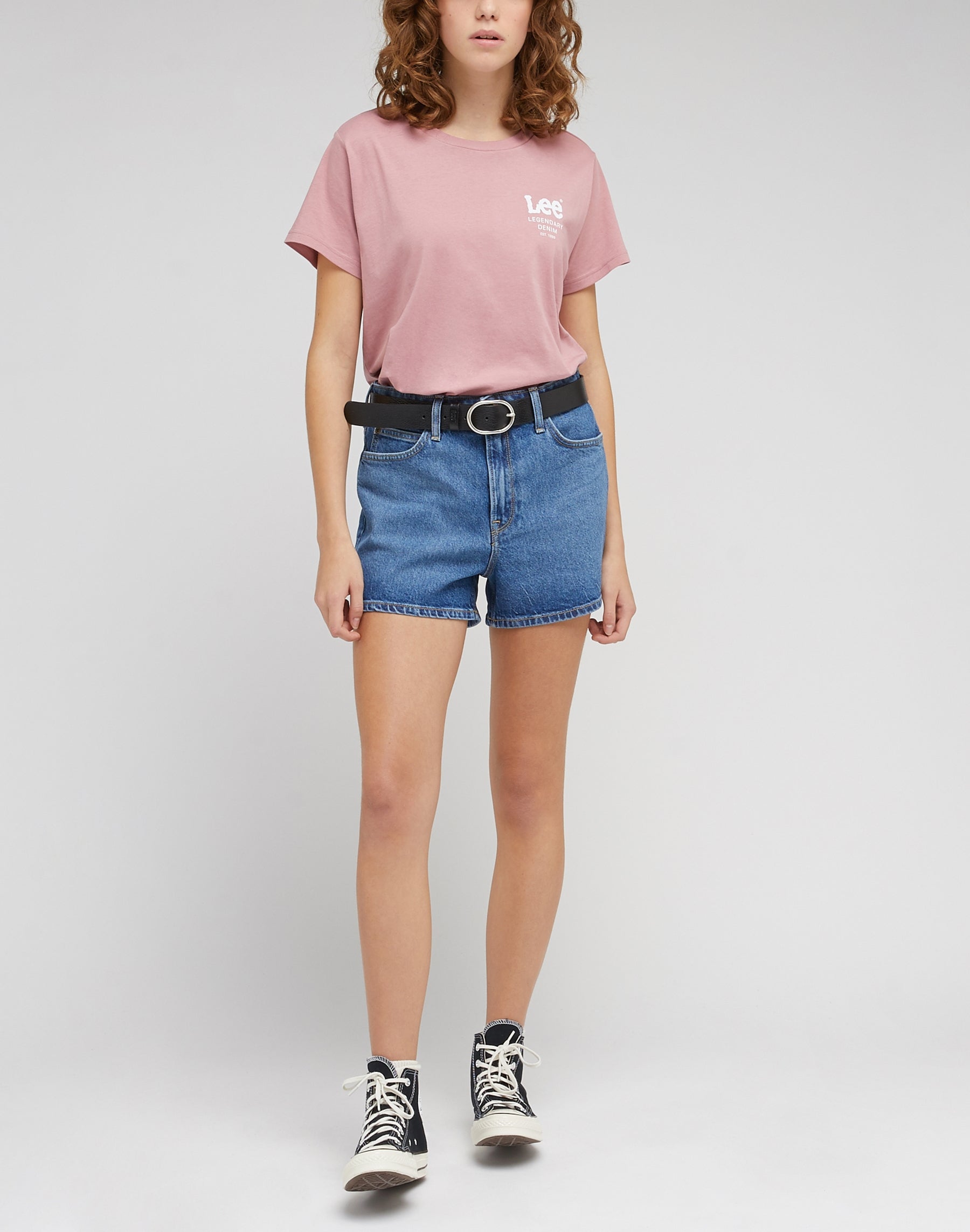 Pantaloncini Carol in Speed Jean blu Lee