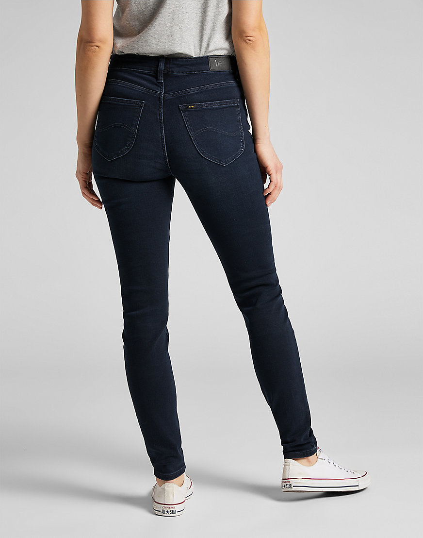 Scarlett High in jeans color ebano consumati Lee