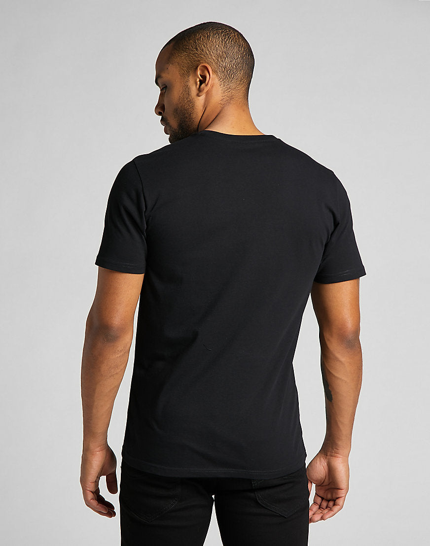 T-shirt con logo Wobbly in nero Lee