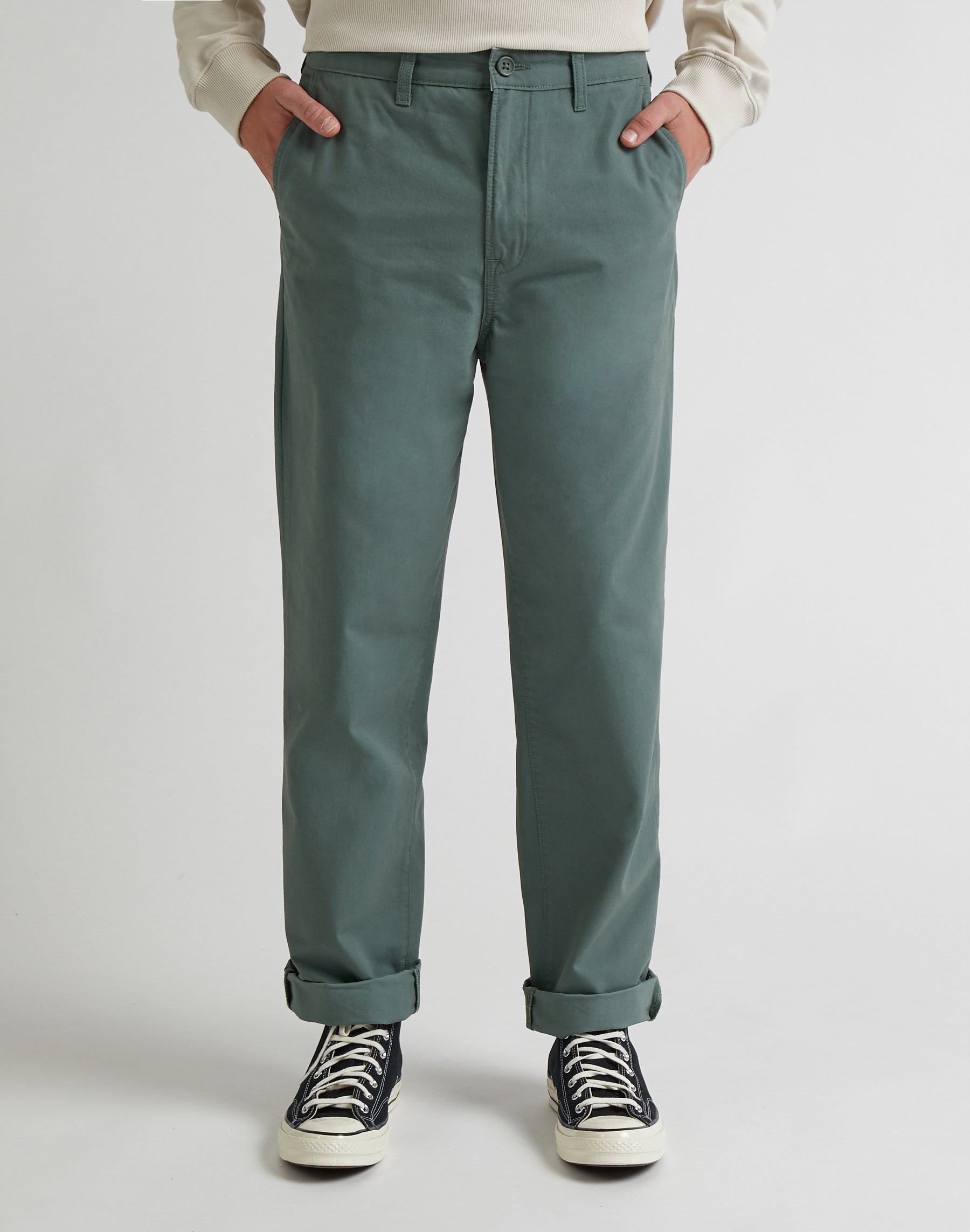 Pantaloni chino rilassati in Fort Green Lee