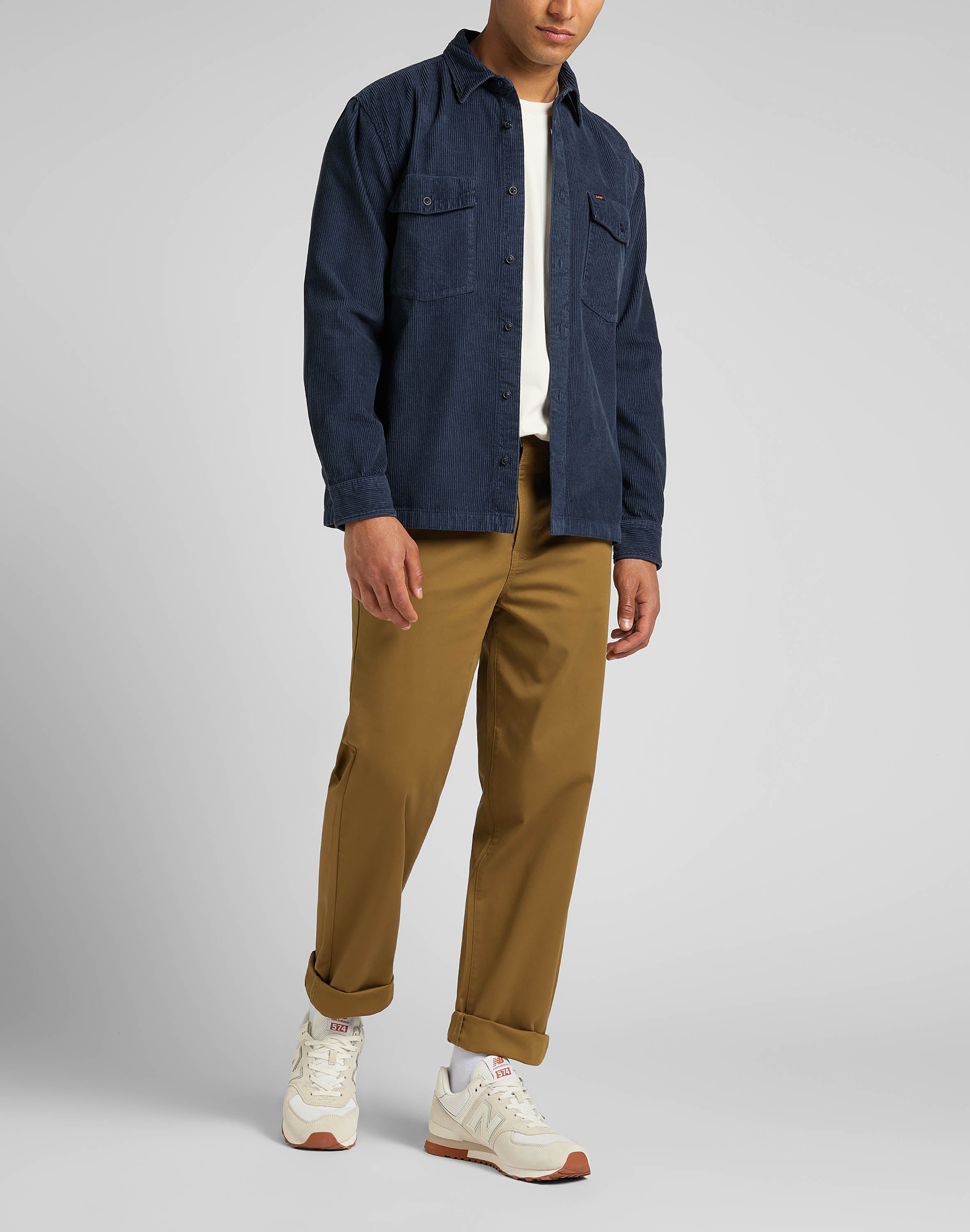 Pantaloni chino rilassati in tumbleweed Lee