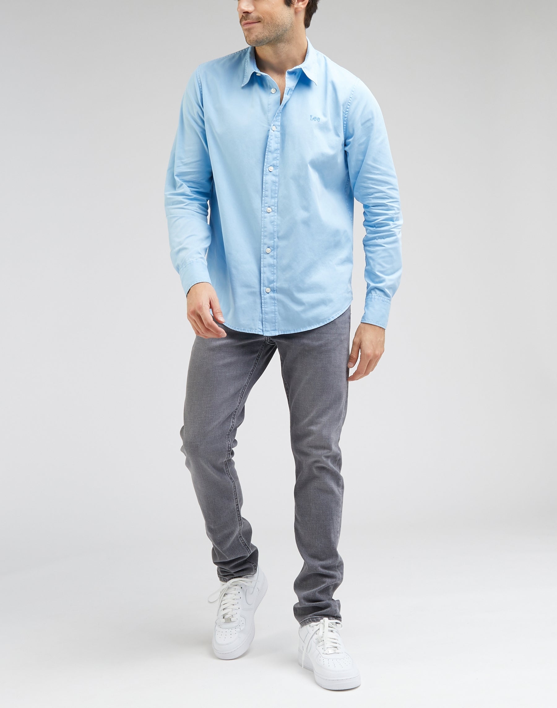 Jeans Luke Low Stretch in grigio End Lee