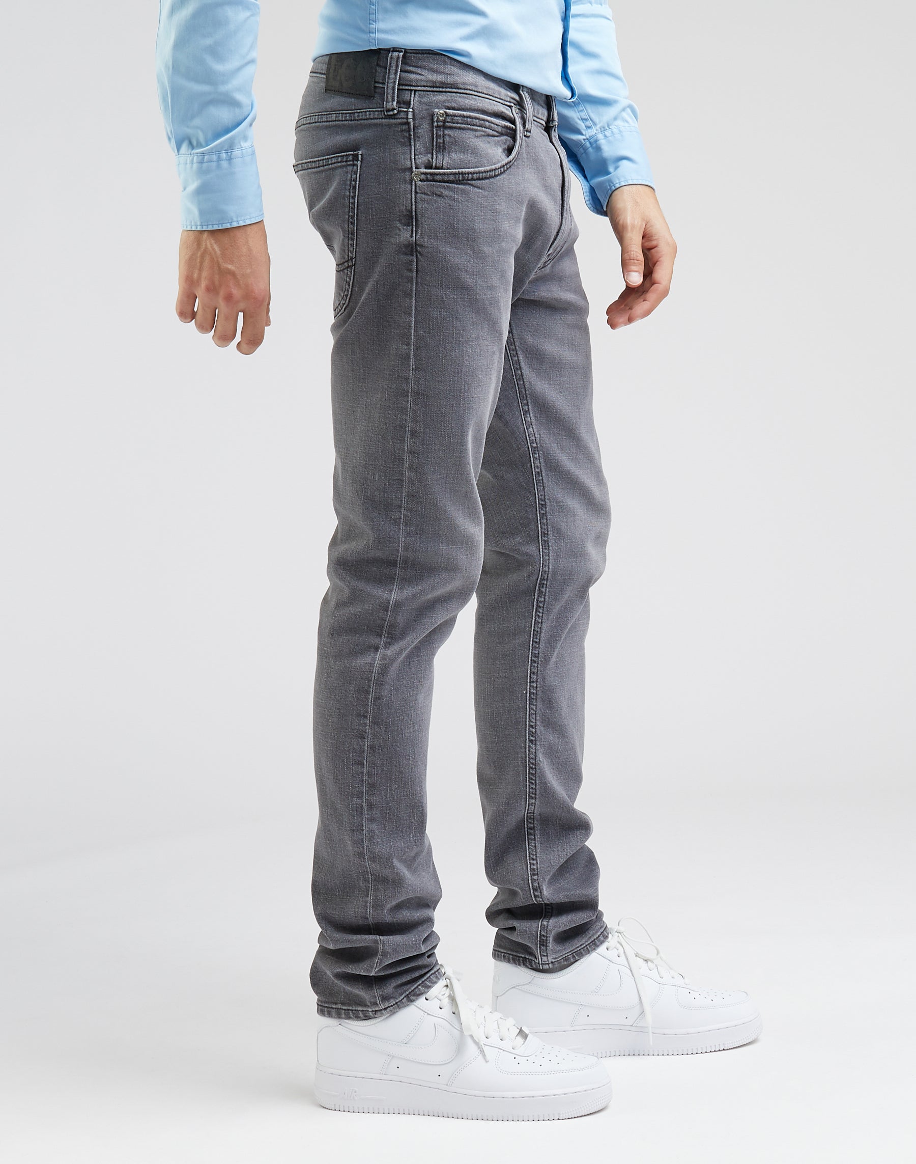 Jeans Luke Low Stretch in grigio End Lee