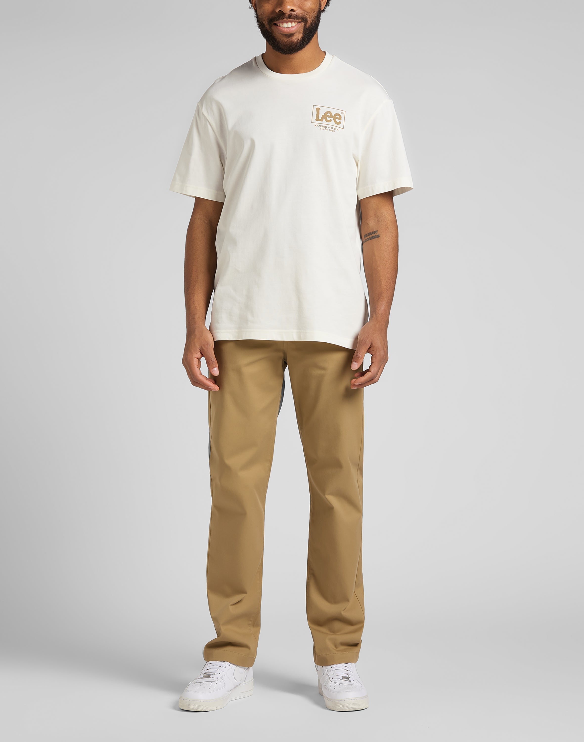 Pantaloni chino regular in argilla Lee