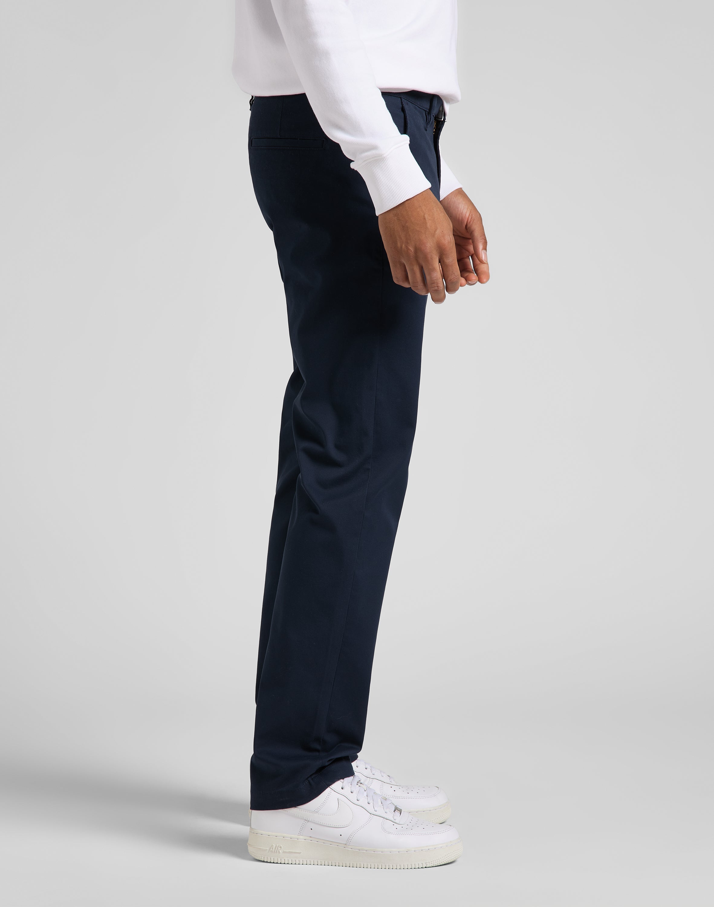 Pantaloni chino regular in blu scuro Lee