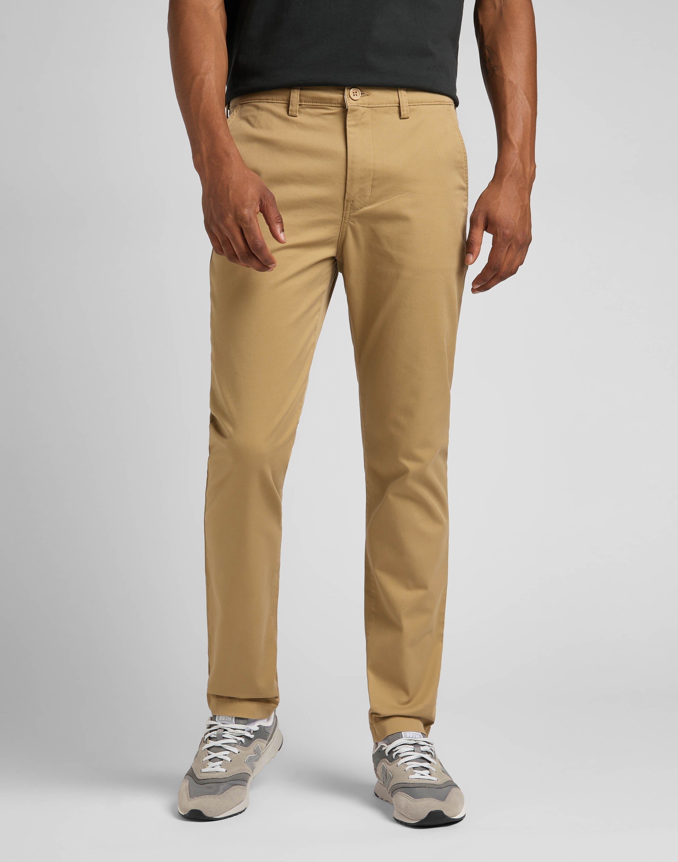 Pantaloni slim chino in argilla Lee