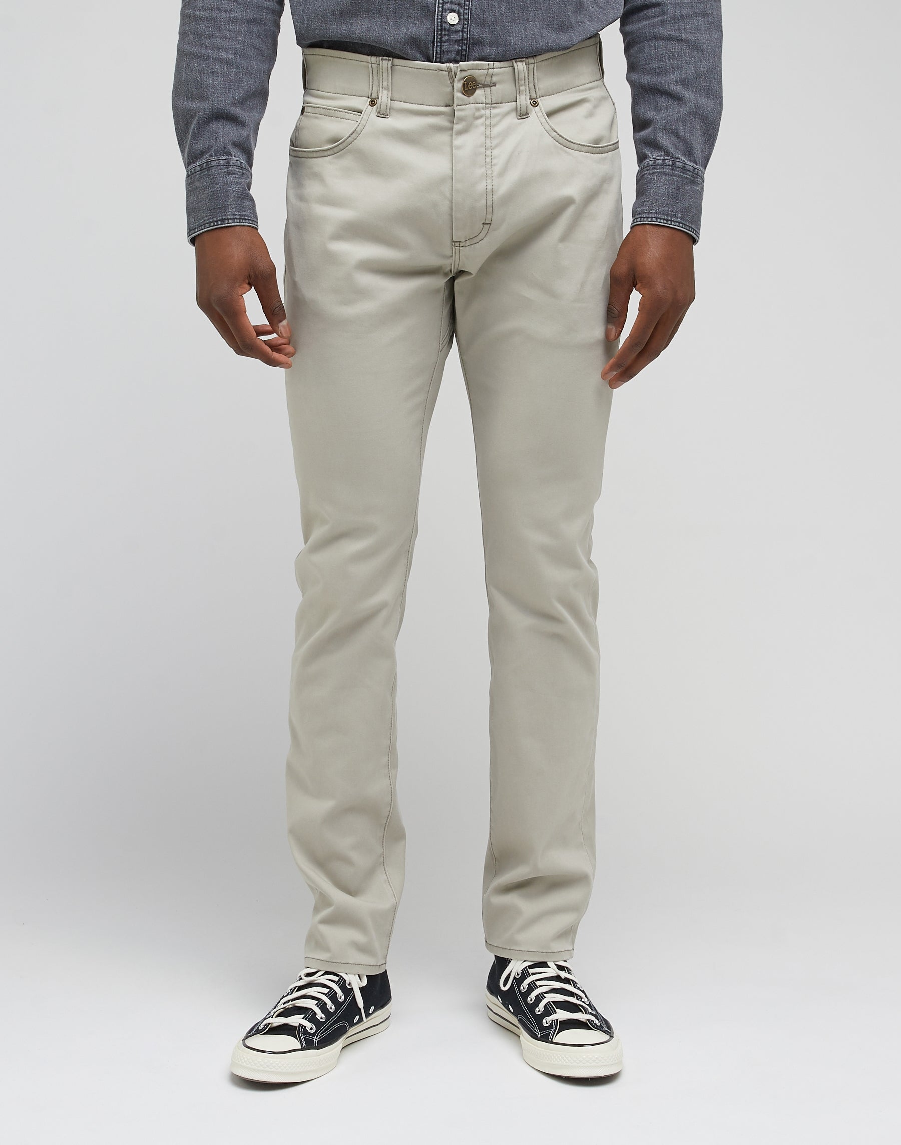 Pantaloni slim fit MVP in funghi Lee
