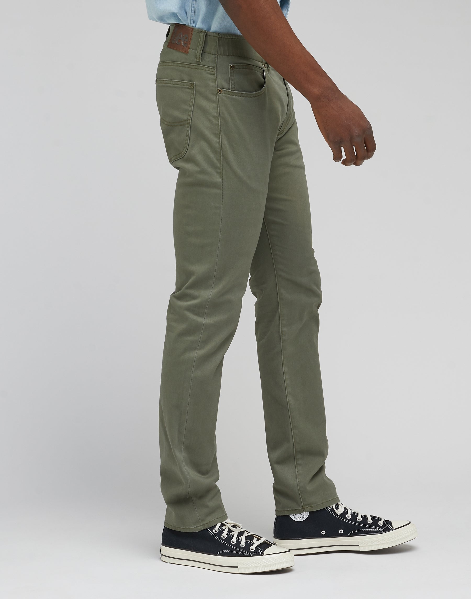 Pantaloni slim fit MVP in oliva smorzata Lee