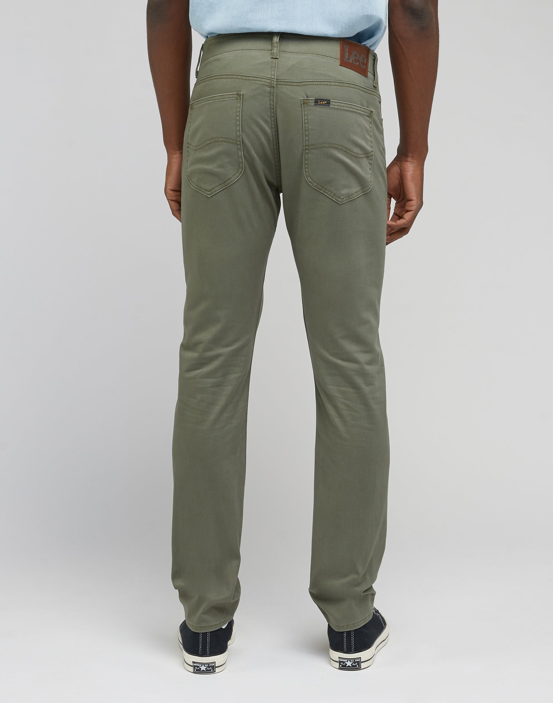 Pantaloni slim fit MVP in oliva smorzata Lee