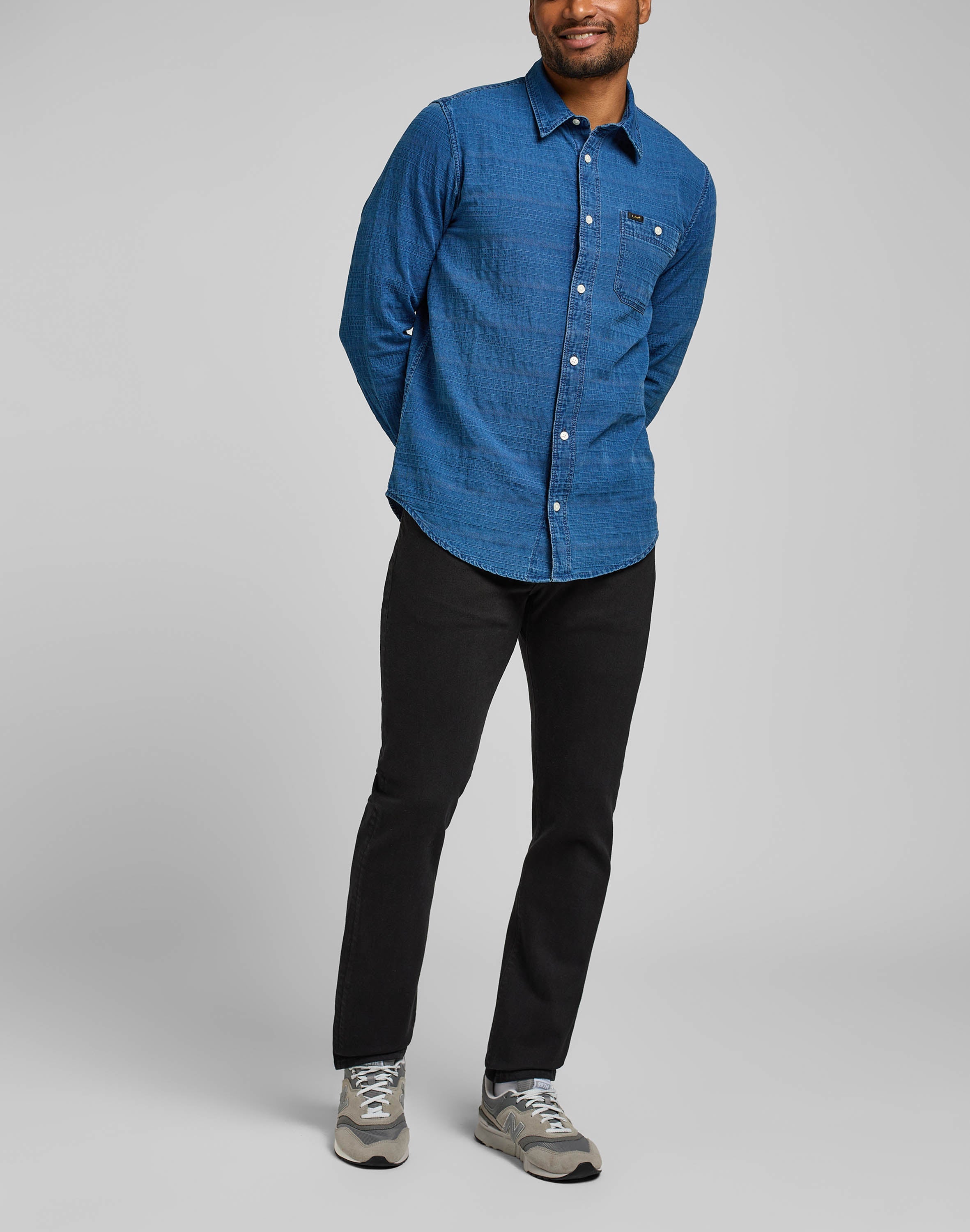 Jeans slim fit MVP in nero Lee