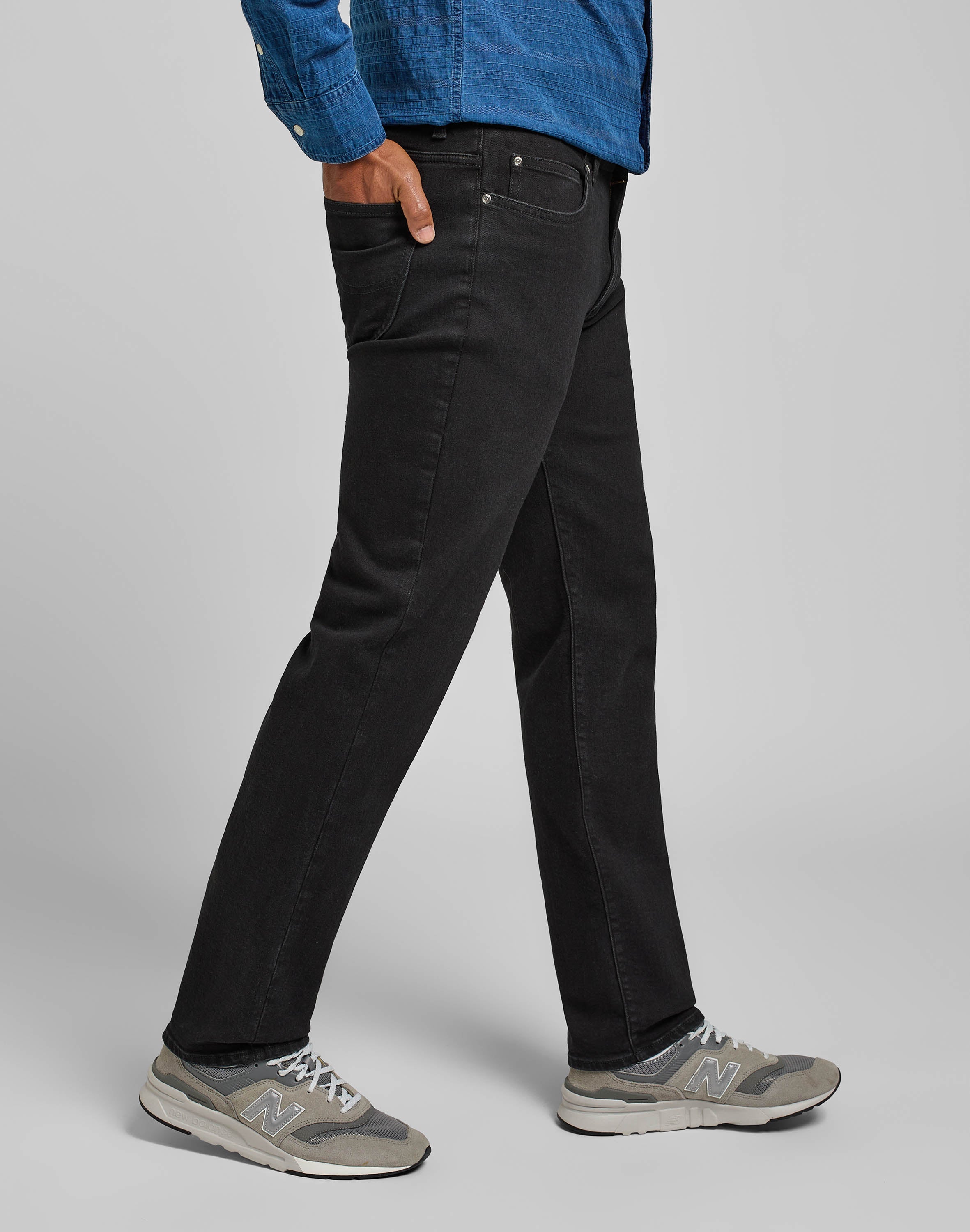 Jeans dritti MVP in nero Lee